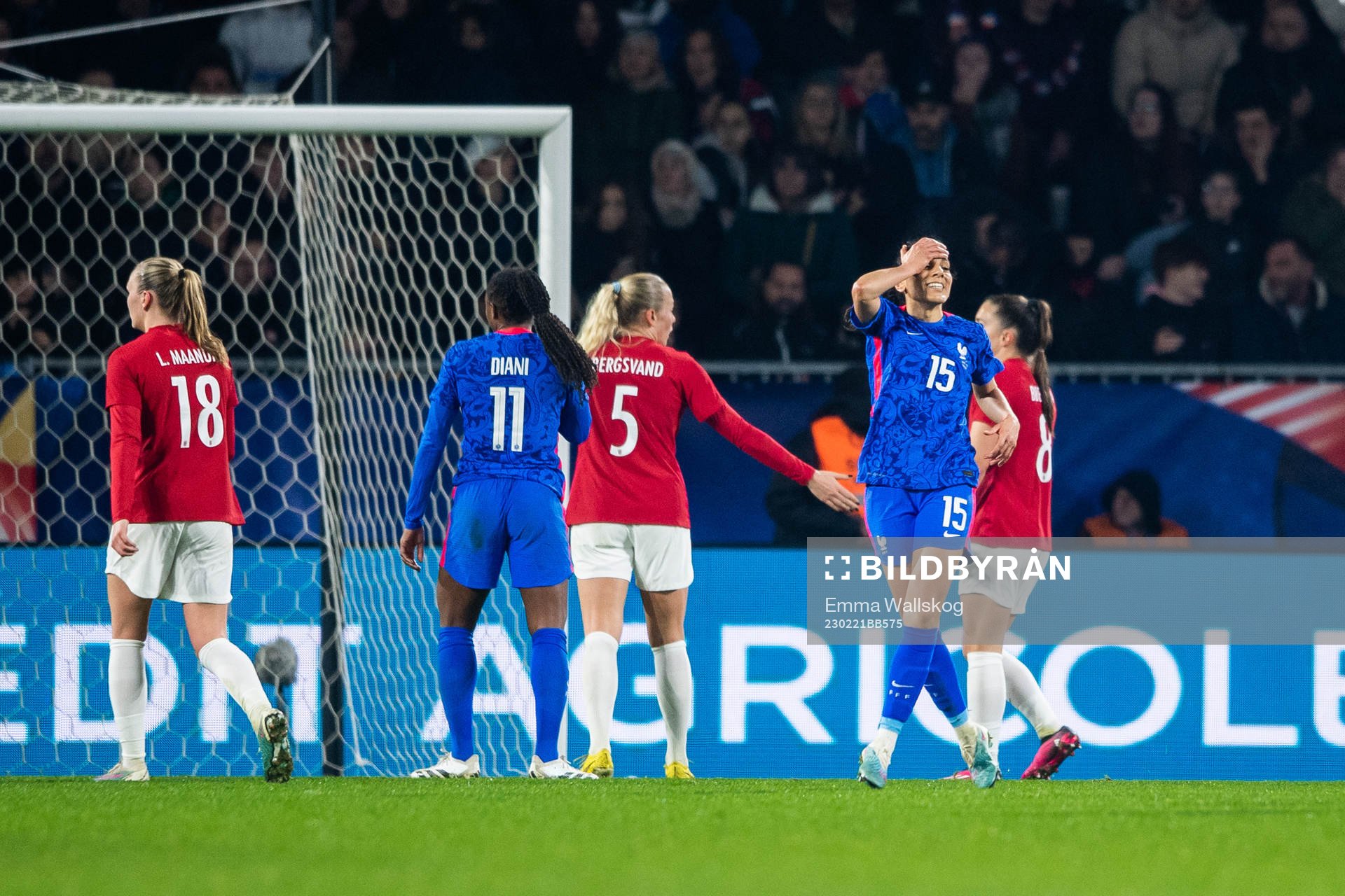 Kenza Dali of France looks dejected