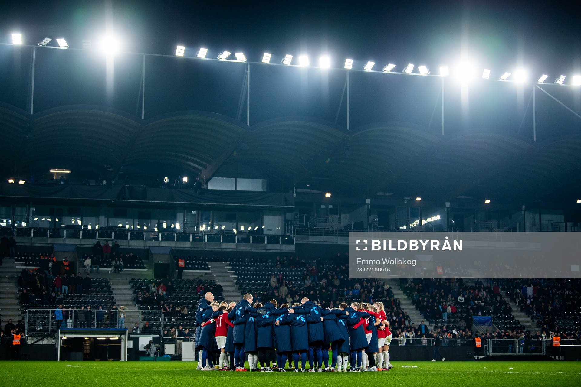 Players and staff of Norway