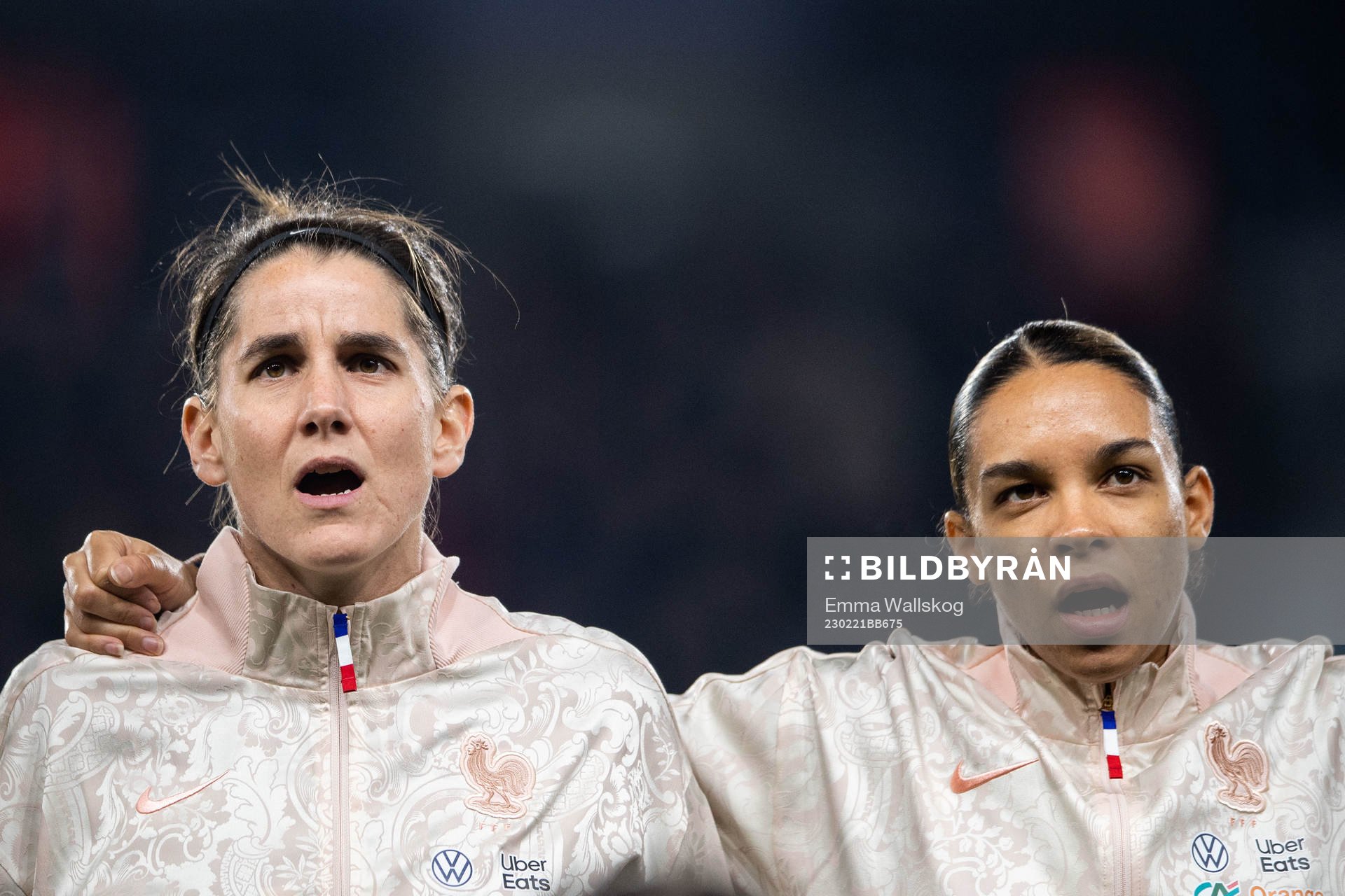 Charlotte Bilbault and Estelle Cascarino of France