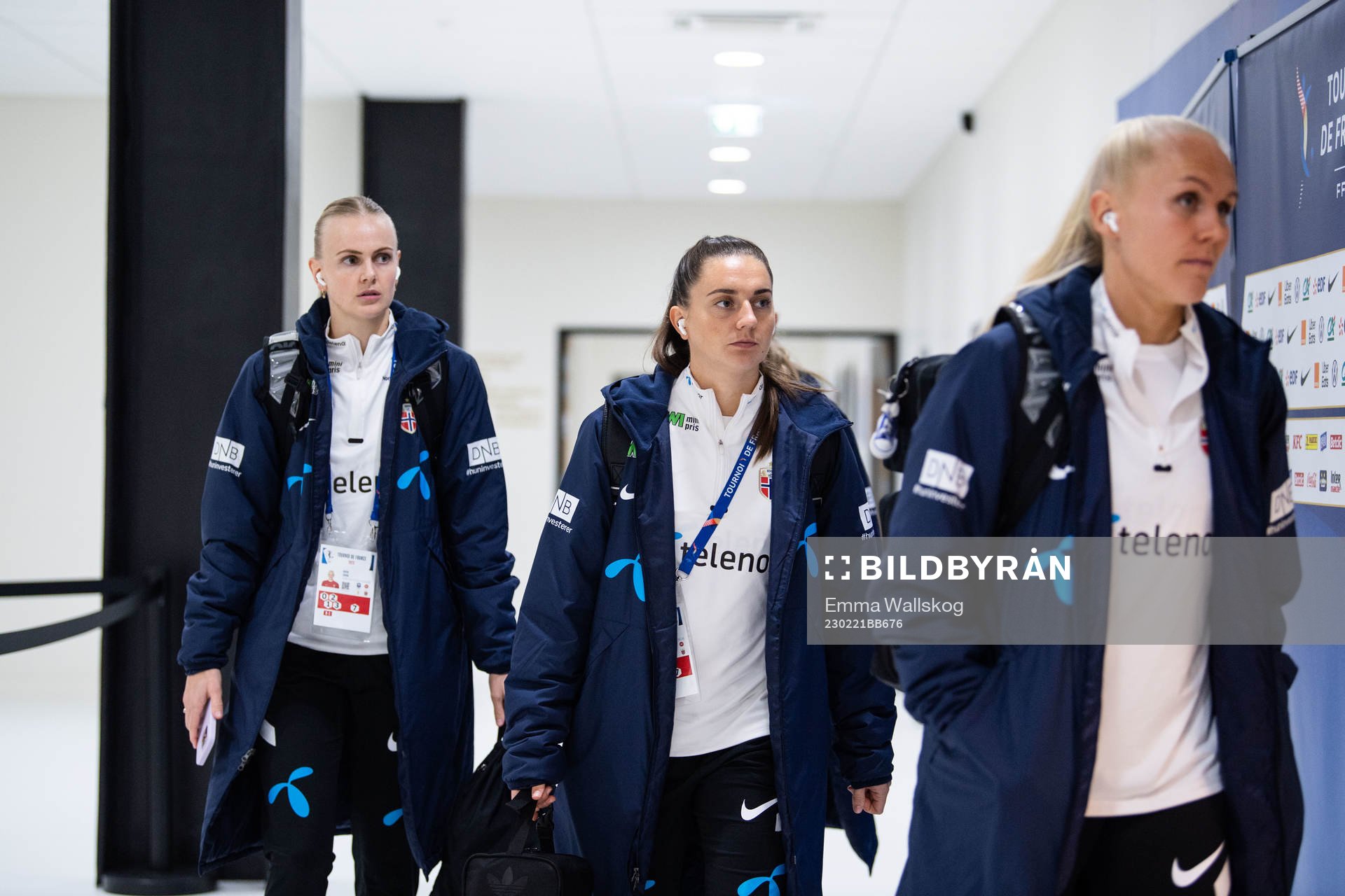 Karina Sævik, Vilde Bøe Risa and Maria Thorisdottir of