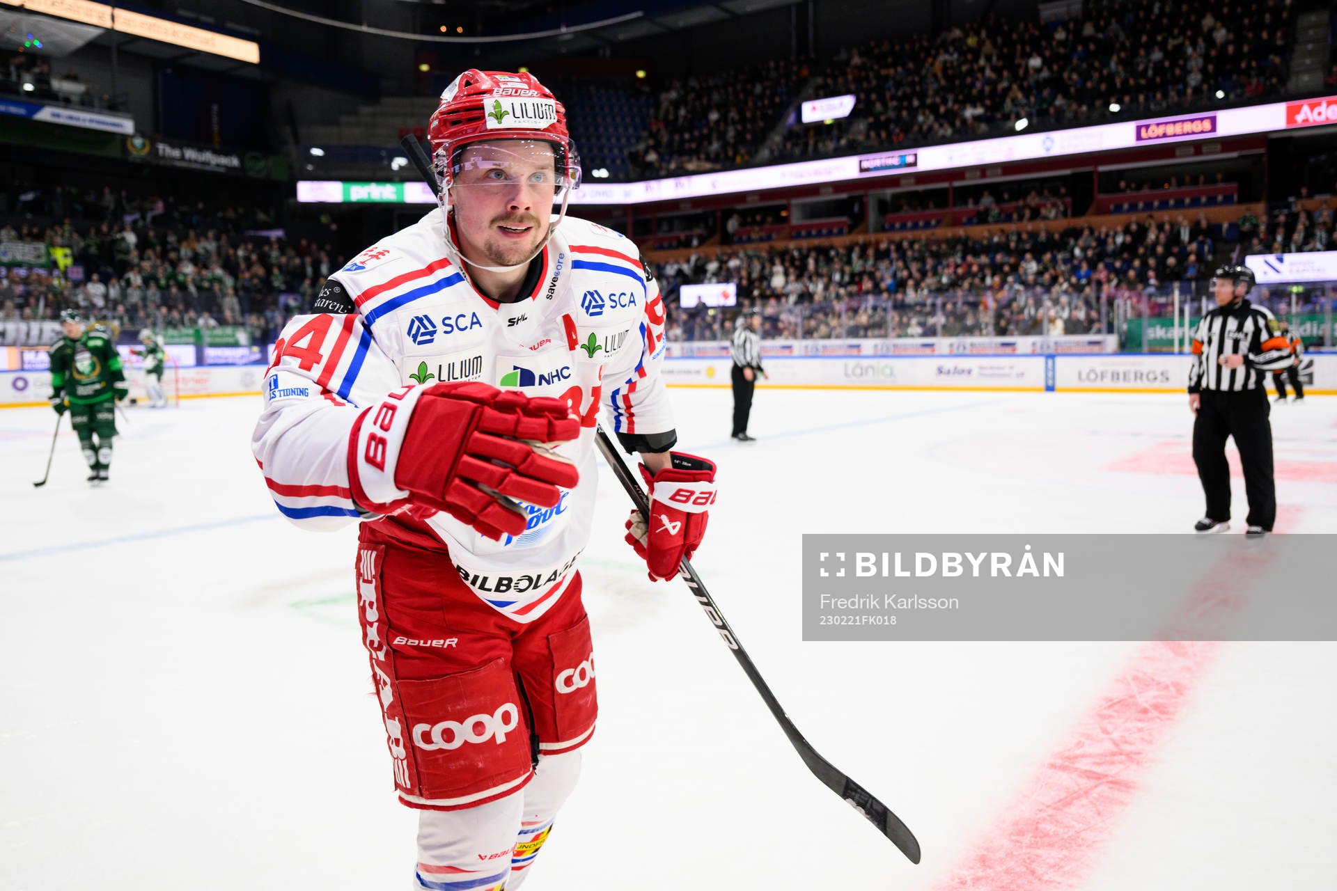 Timrås Jonathan Dahlén jublar