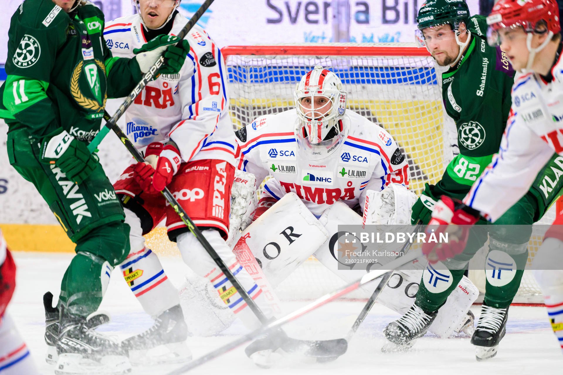Timrås målvakt Jacob Johansson