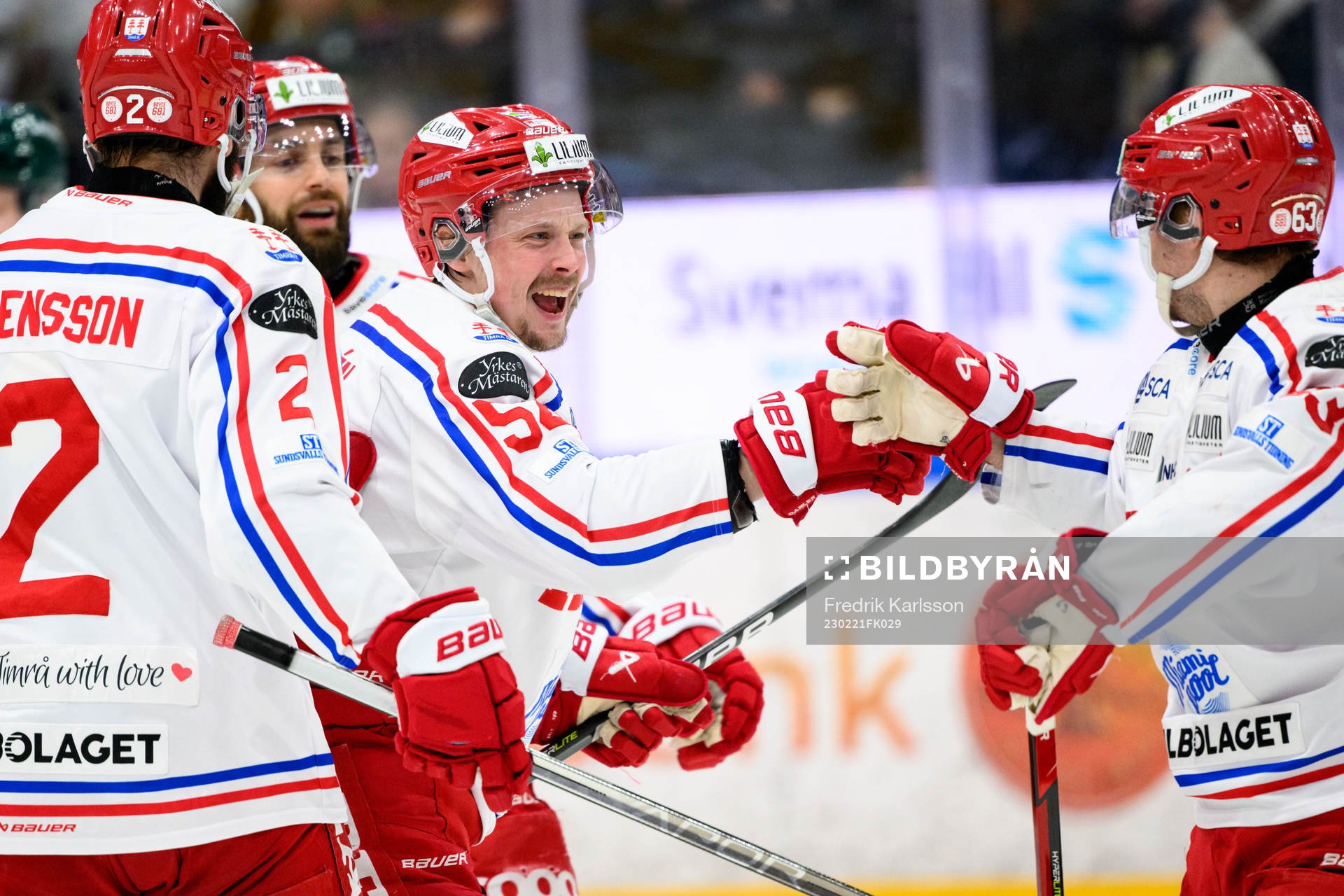 Timrås Jonathan Dahlén jublar