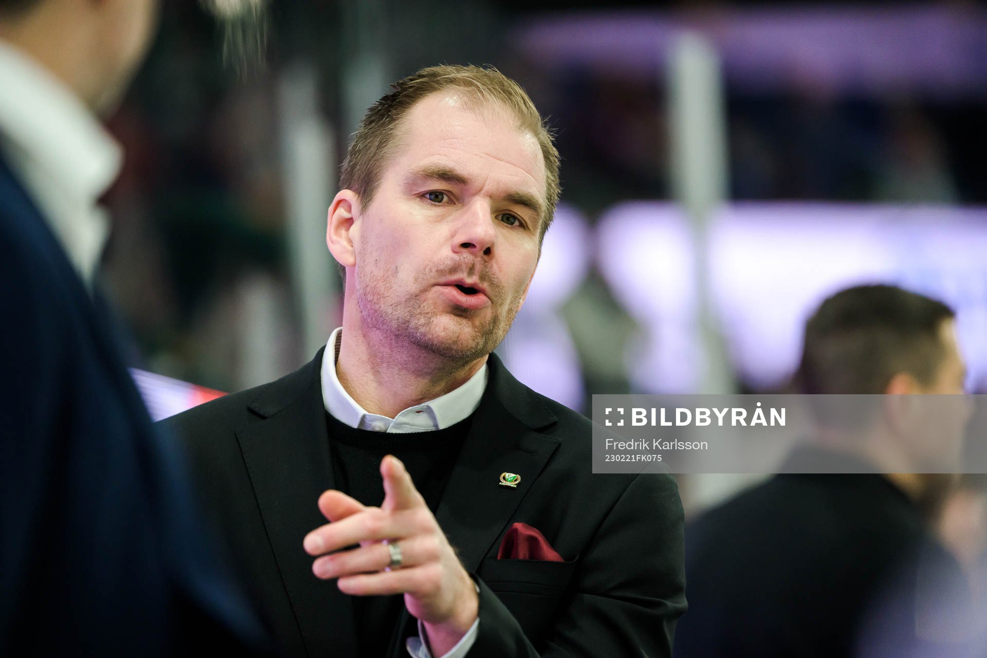 Färjestads huvudtränare Tomas Mitell