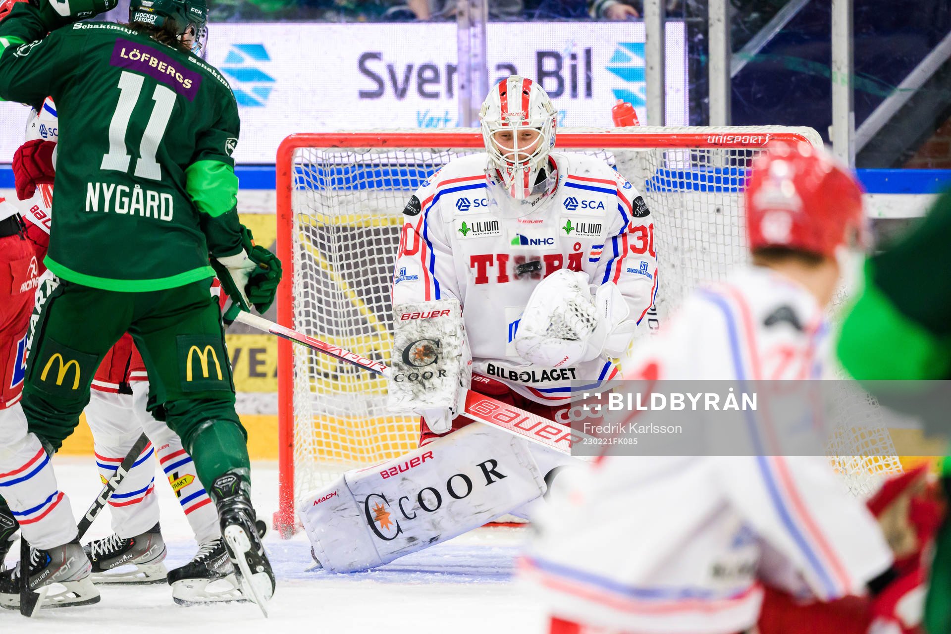 Timrås målvakt Jacob Johansson