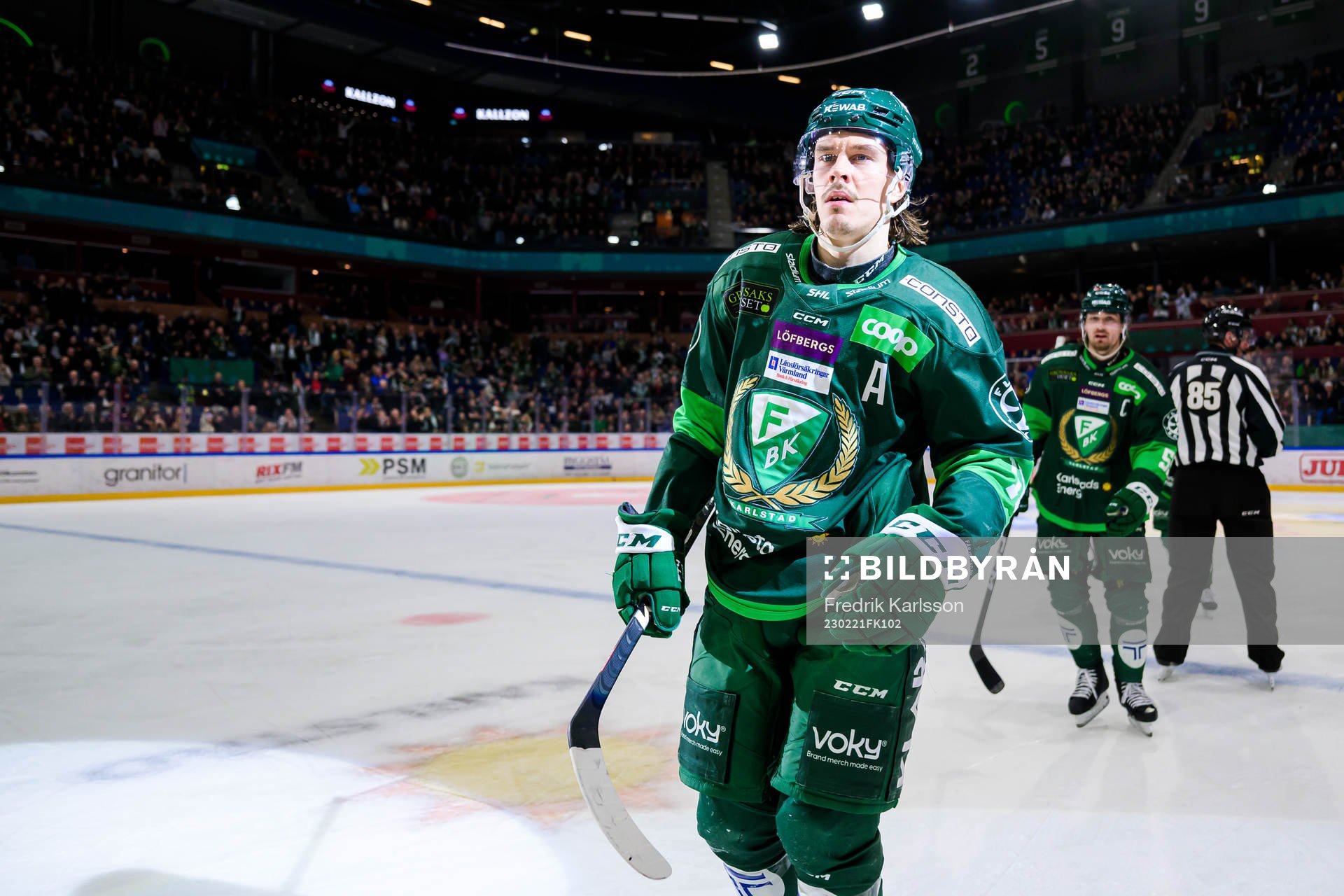 Färjestads Joakim Nygård jublar
