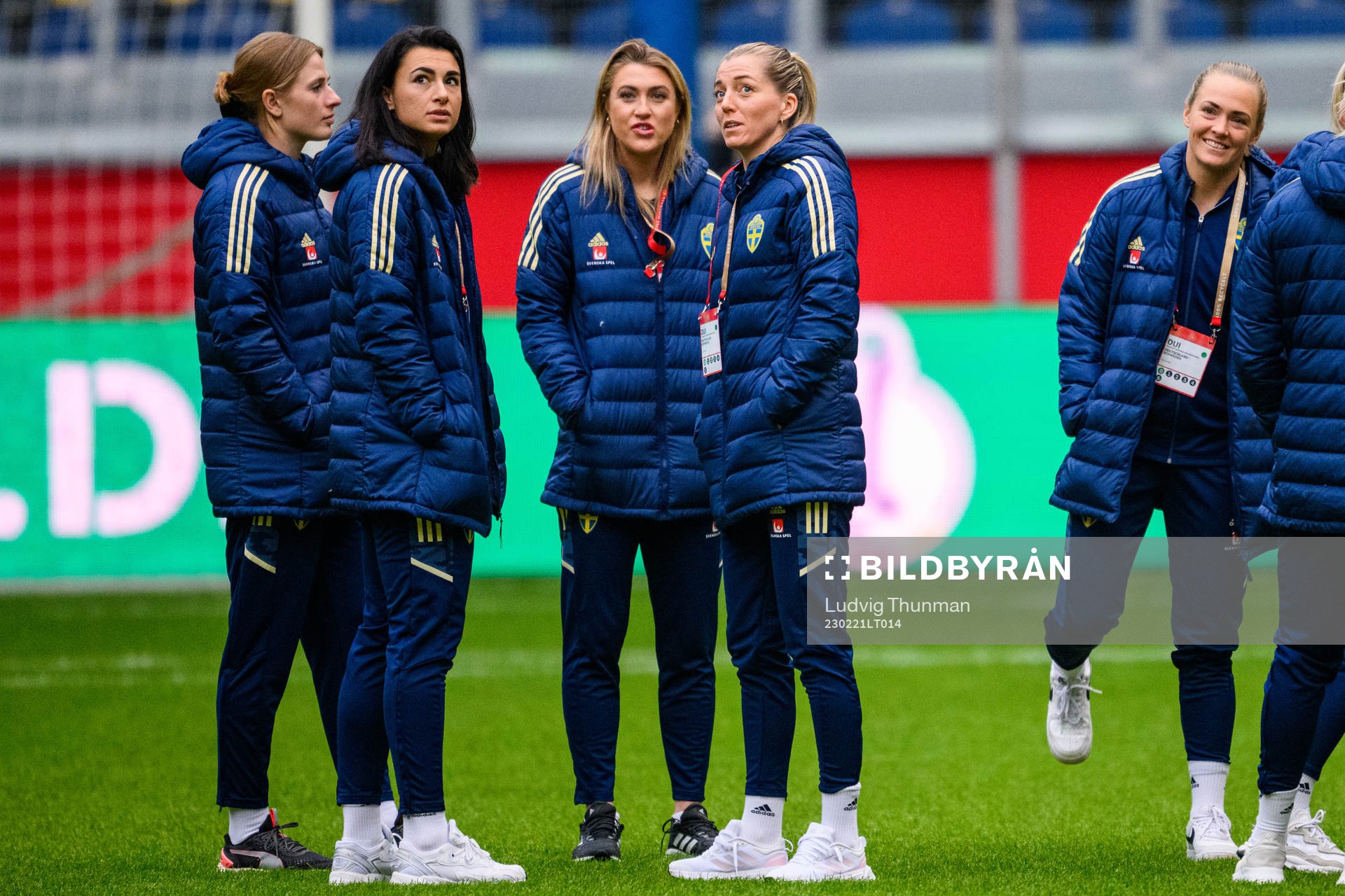 Goalkeeper Tove Enblom, goalkeeper Zecira Musovic, Freja