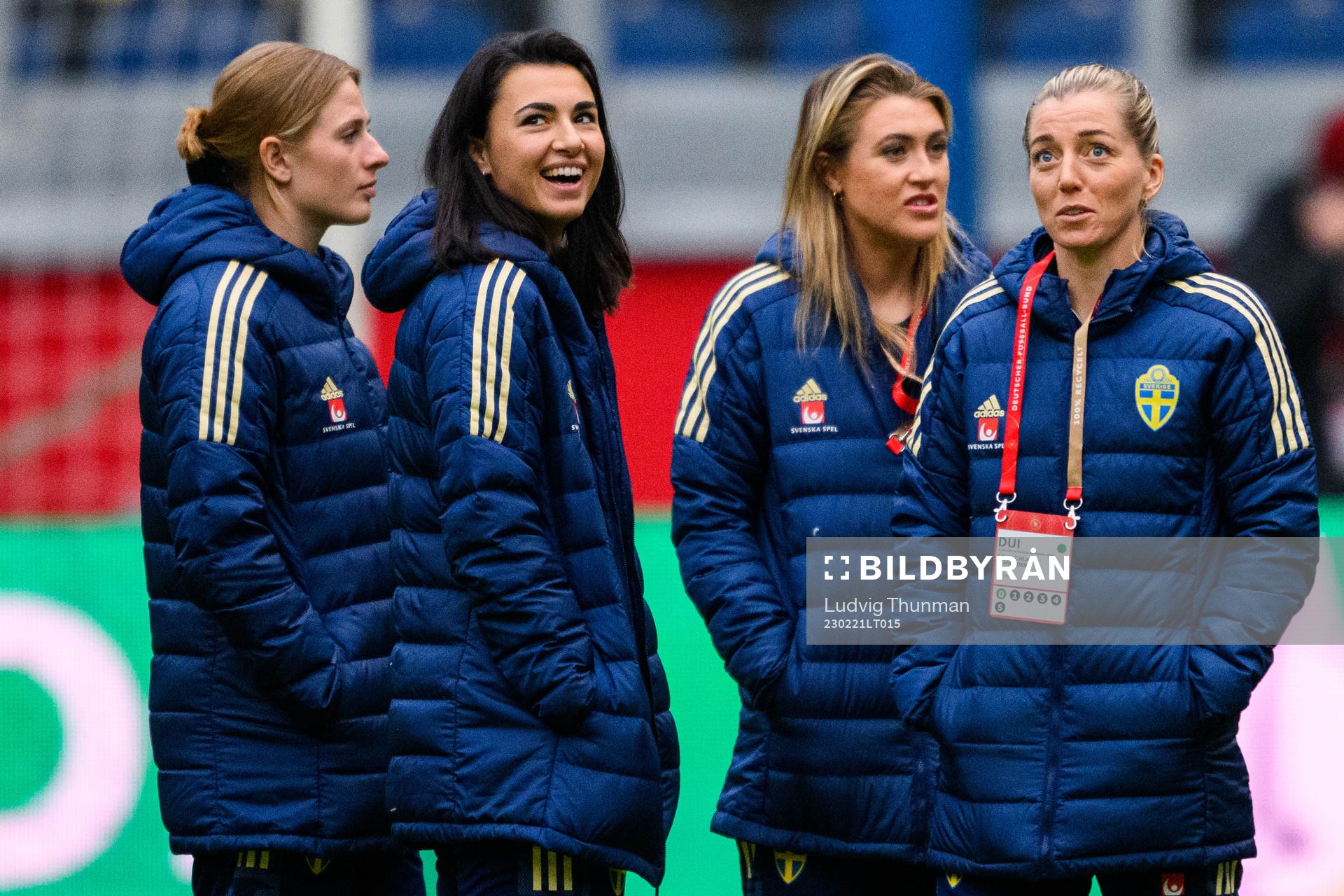 Goalkeeper Tove Enblom, goalkeeper Zecira Musovic, Freja