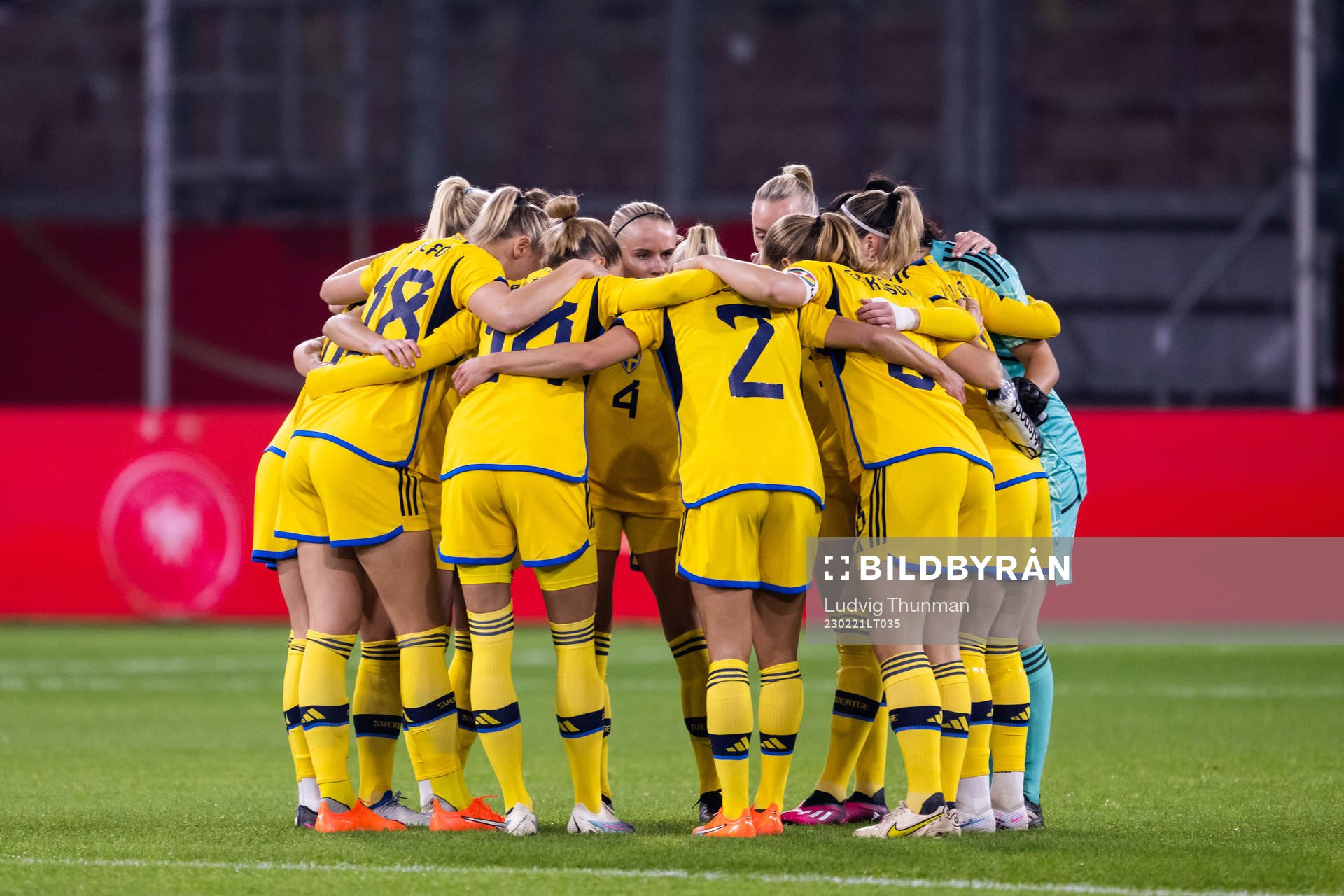 Players of Sweden gather