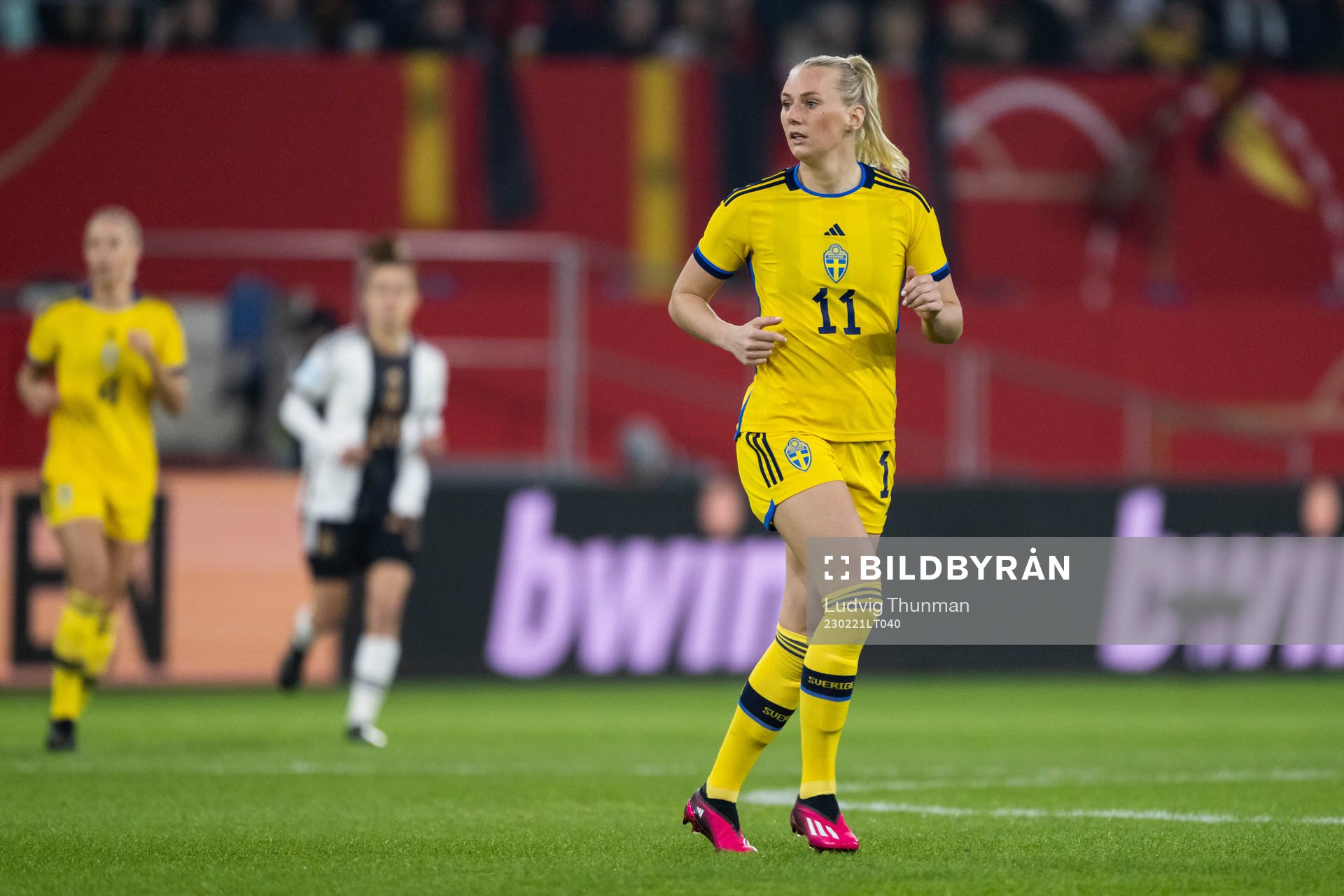 Stina Blackstenius of Sweden