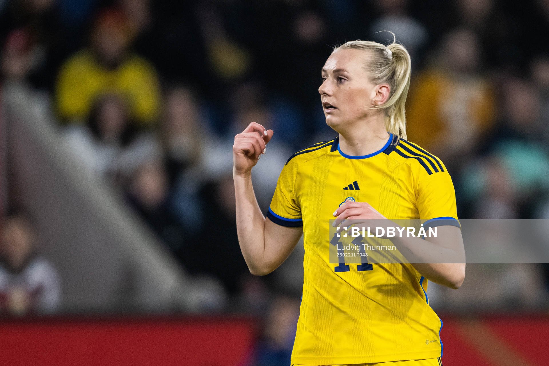 Stina Blackstenius of Sweden