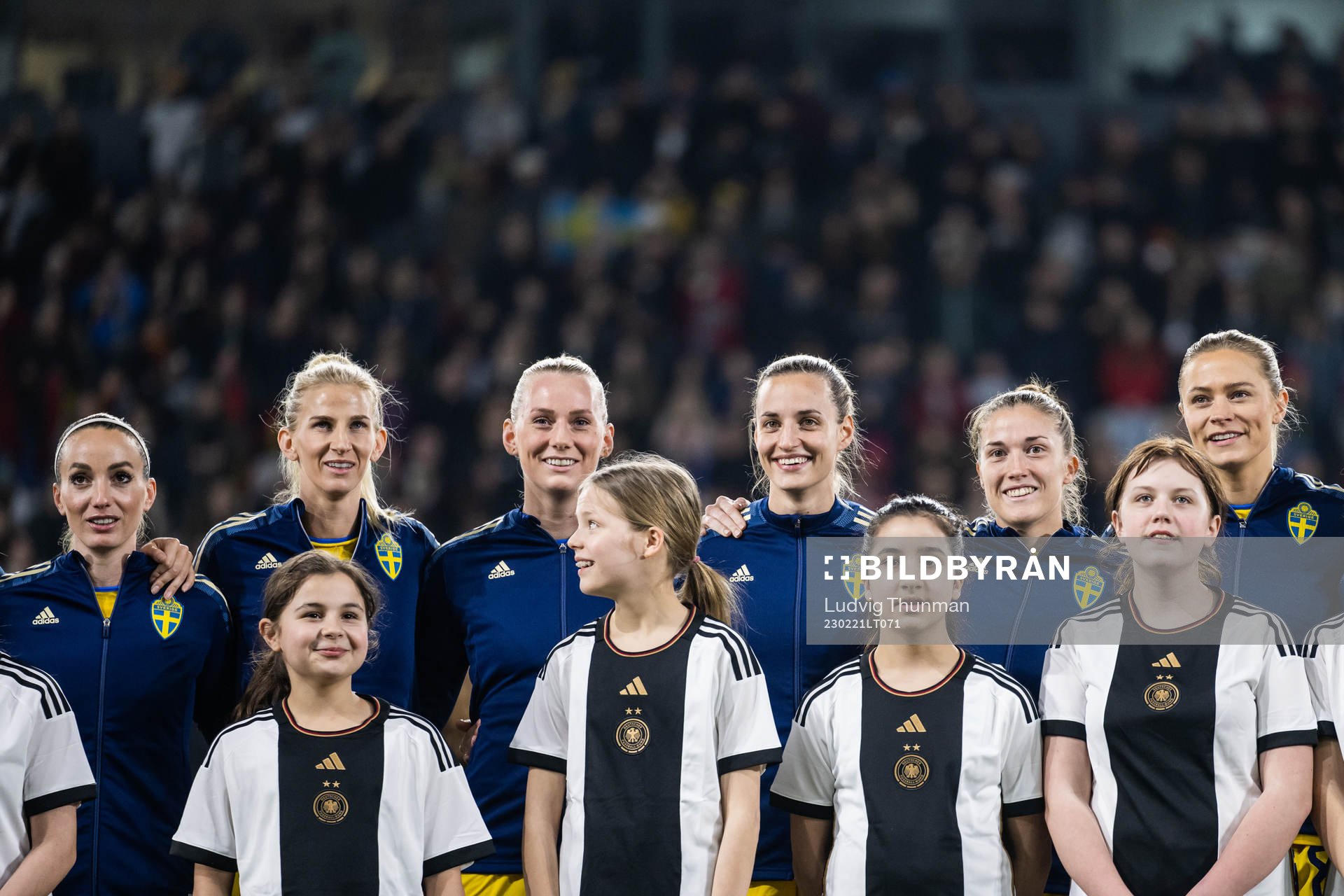 Kosovare Asllani, Sofia Jakobsson , Stina Blackstenius ,