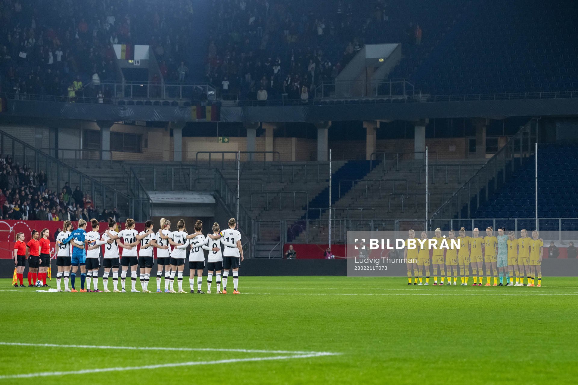 Players of Germany and of Sweden