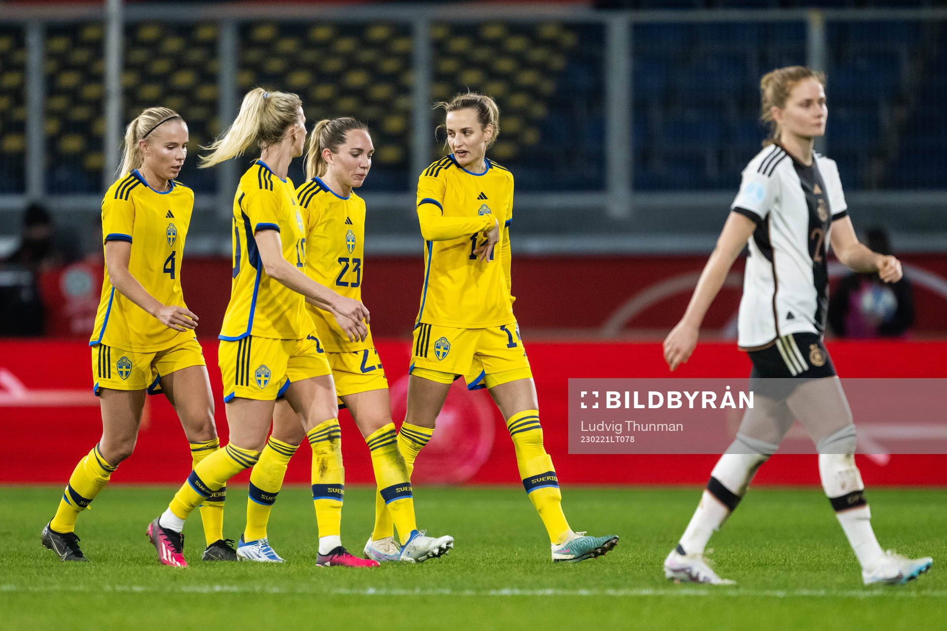 Stina Lennartsson, Fridolina Rolfö, Elin Rubensson and