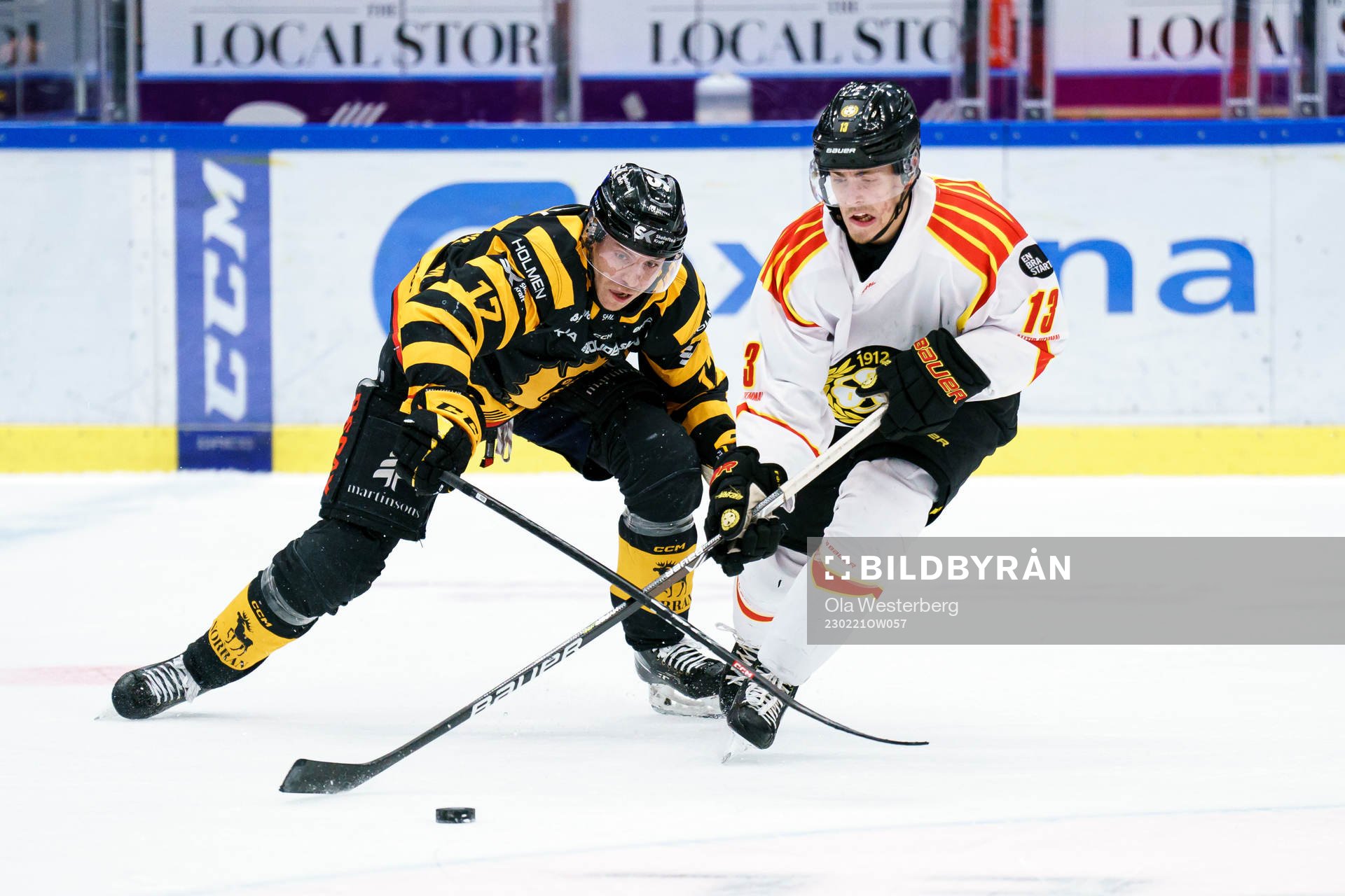 Skellefteås Pär Lindholm och Brynäs Samuel Johannesson
