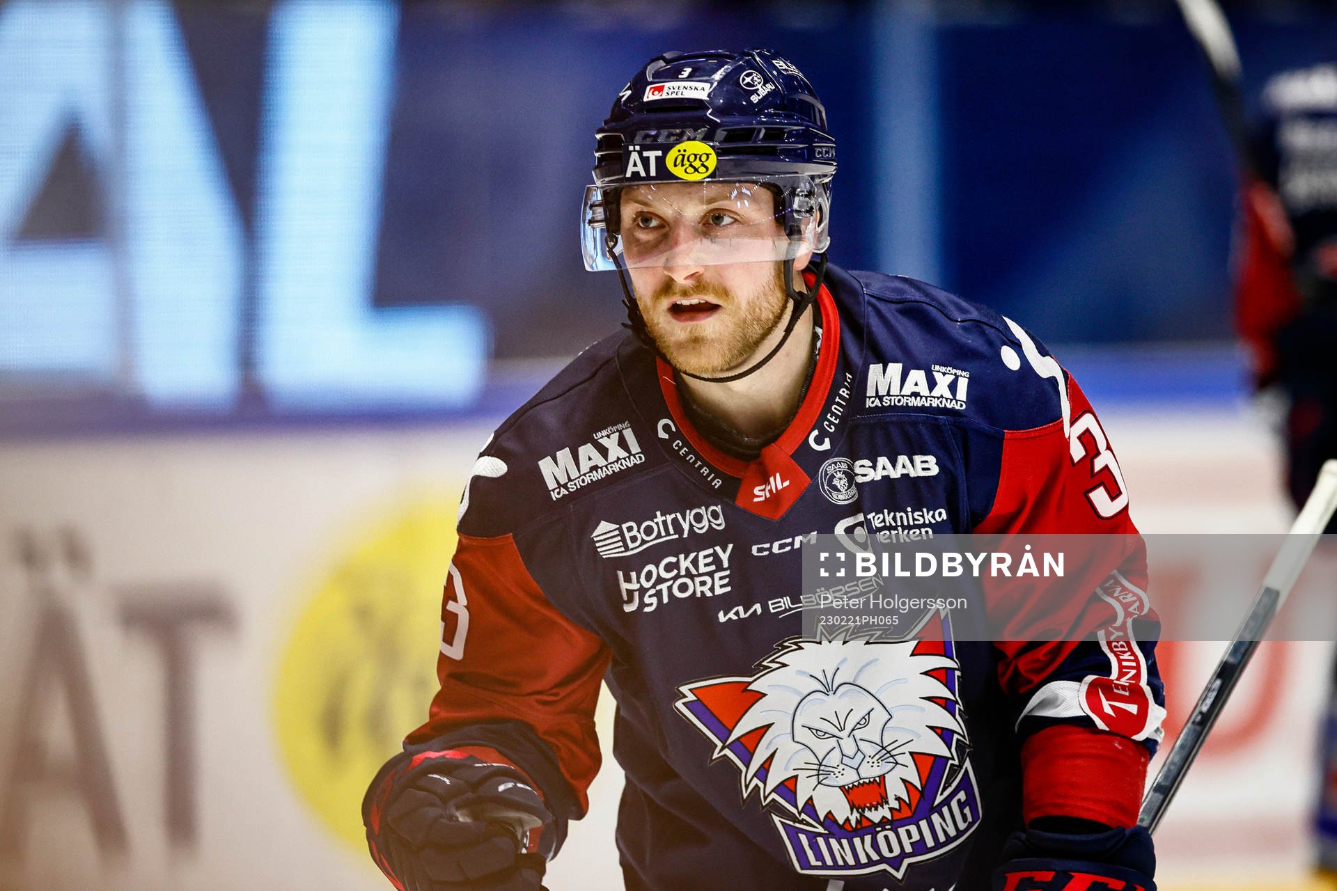 Linköpings Linus Hultström jublar
