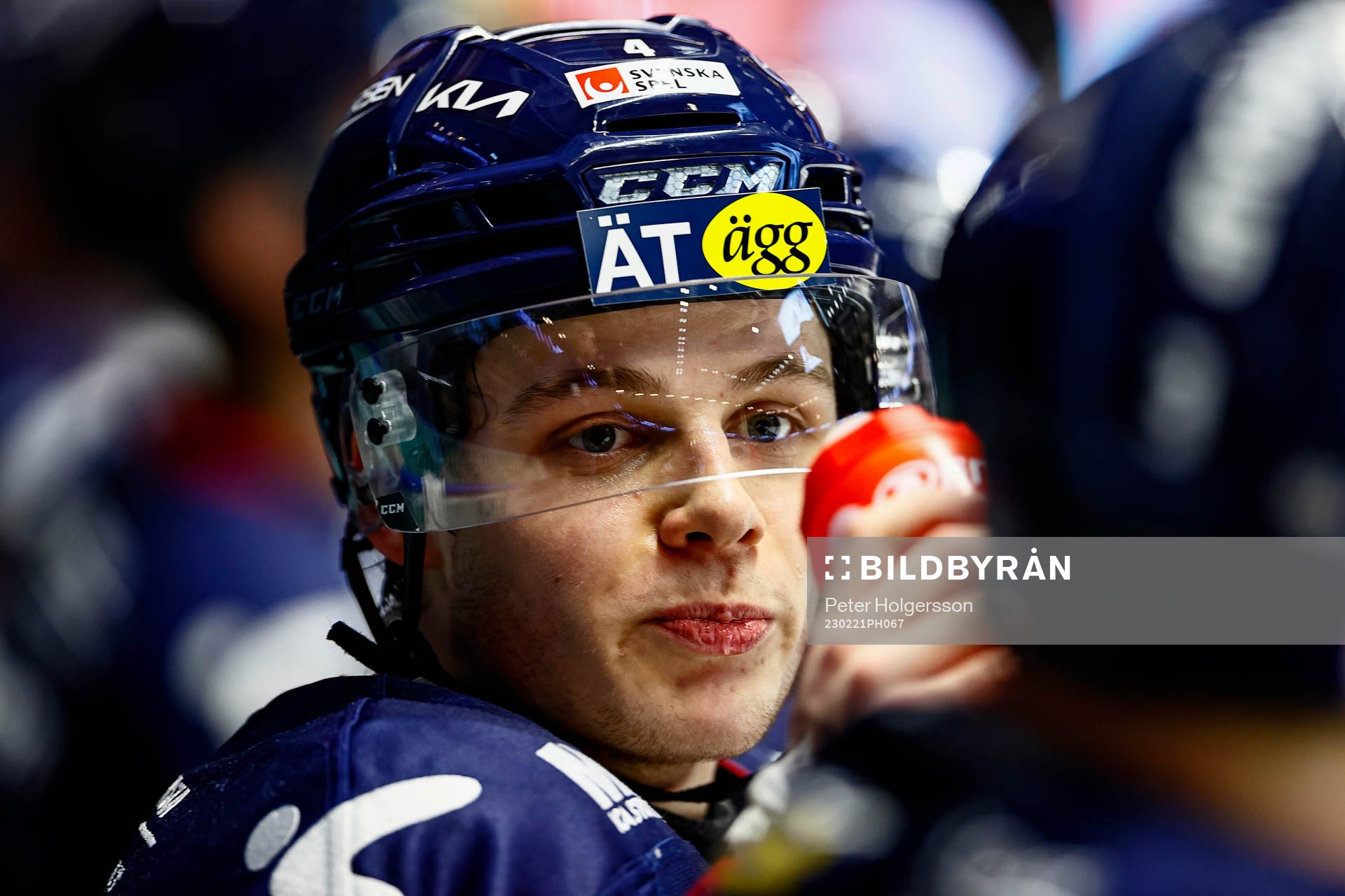 Linköpings Mattias Hävelid jublar
