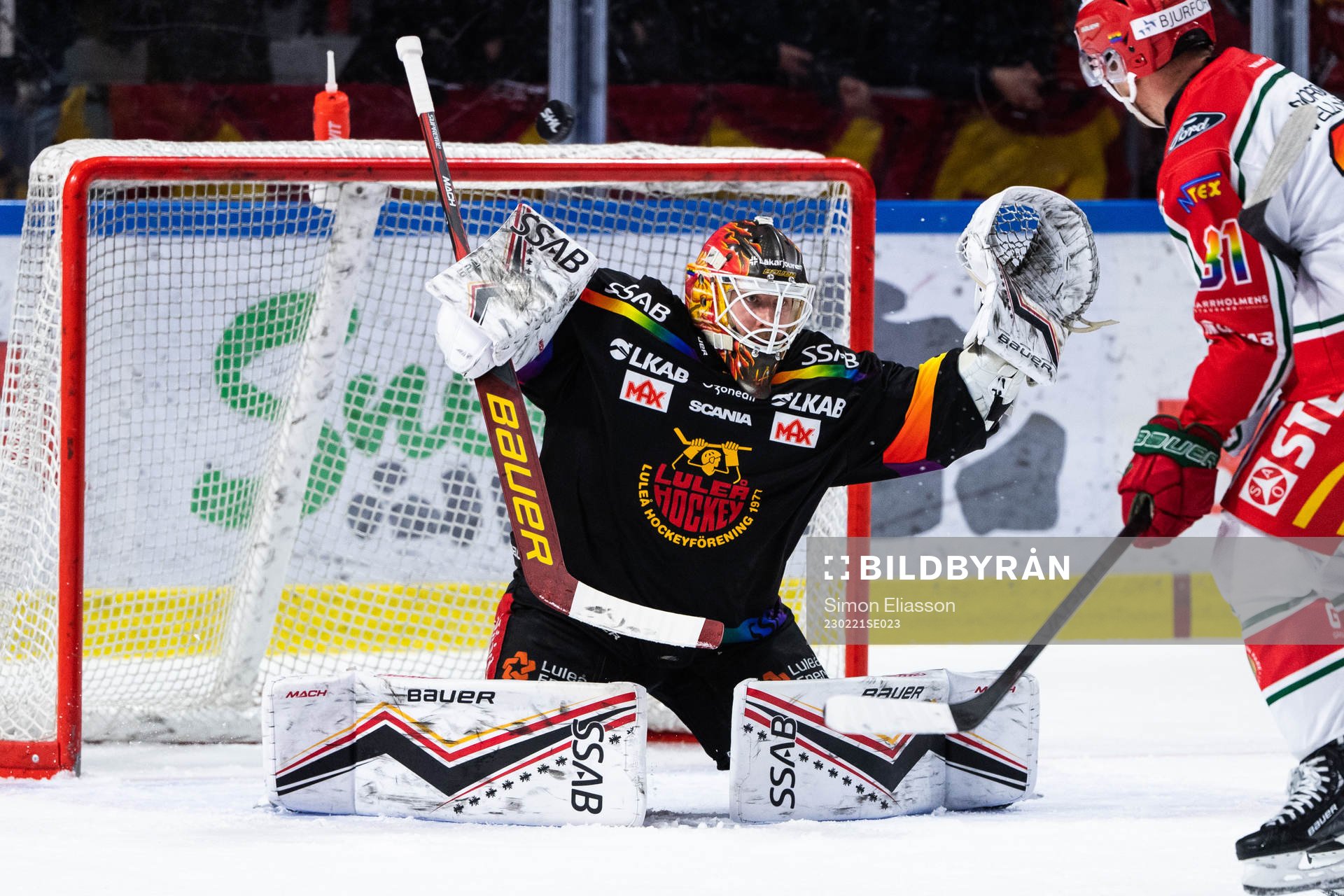 Luleås målvakt Joel Lassinantti