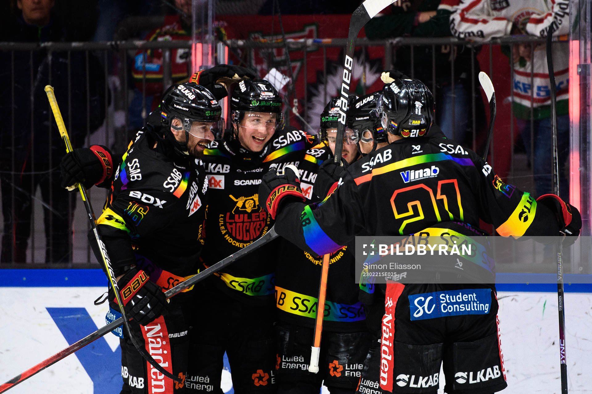Luleås Jonas Berglund jublar