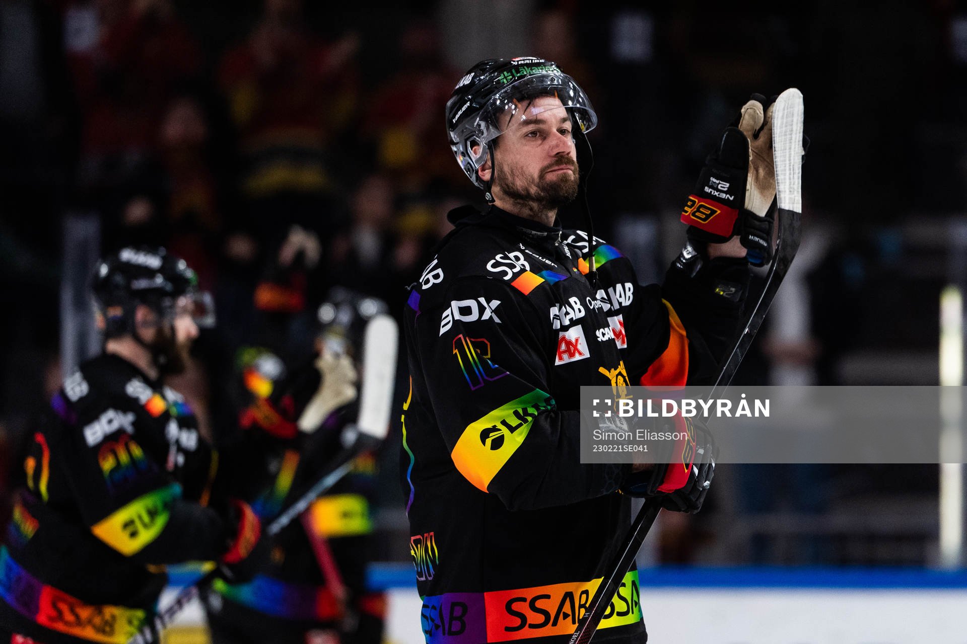 Luleås Niklas Olausson jublar