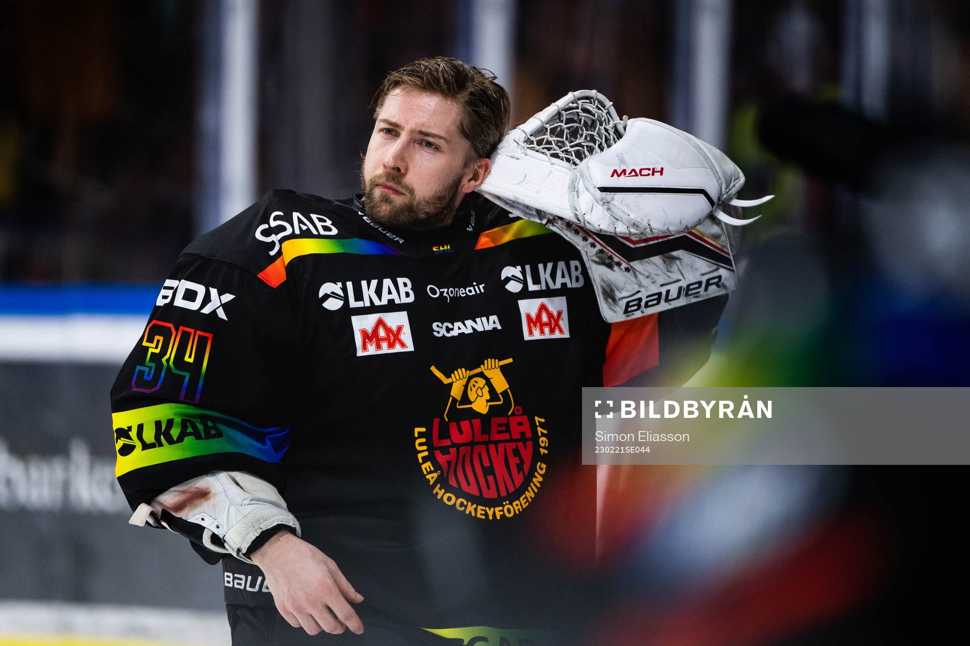 Luleås målvakt Joel Lassinantti