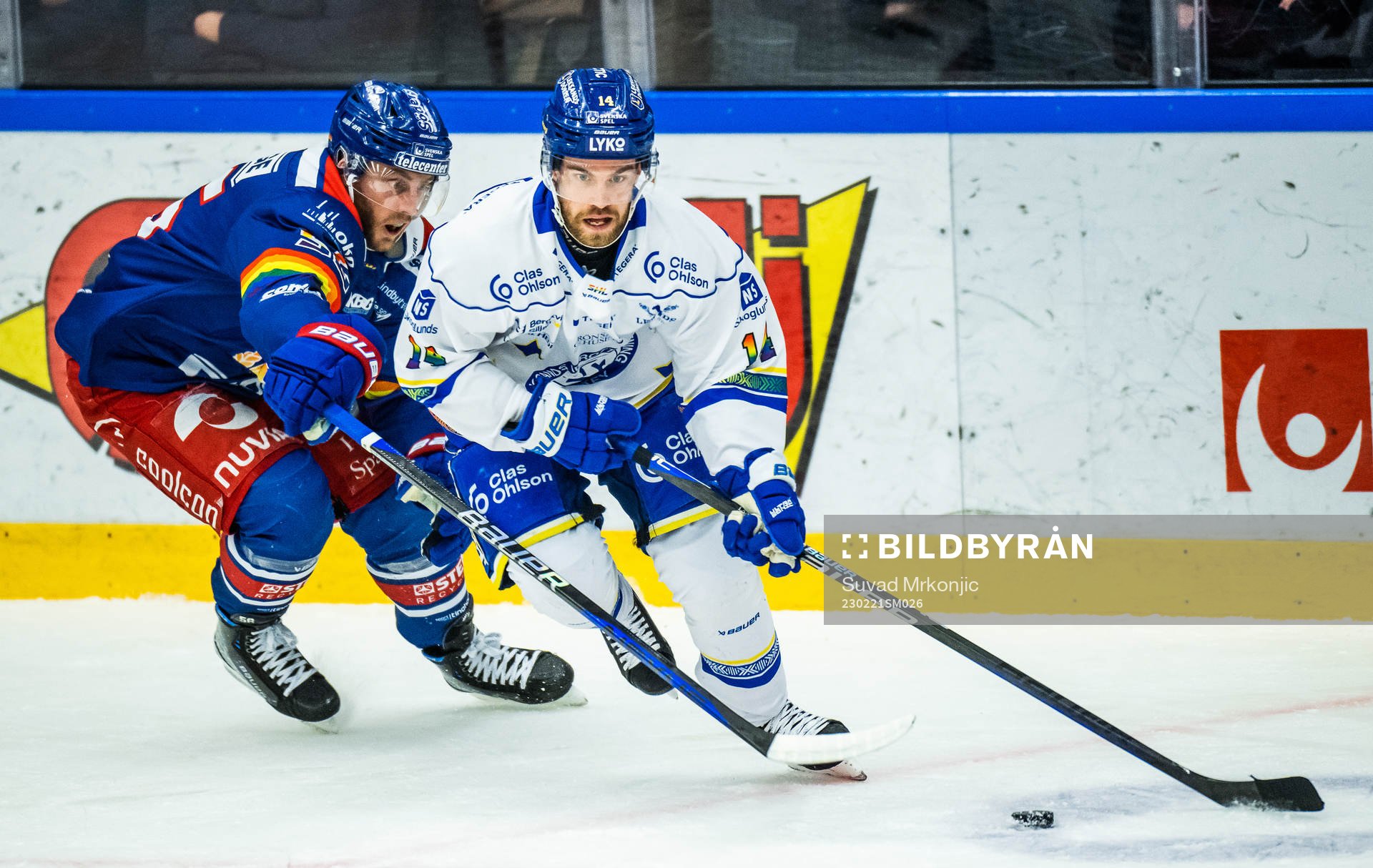Oskarshamns Robin Norell och Leksands Oskar Lang