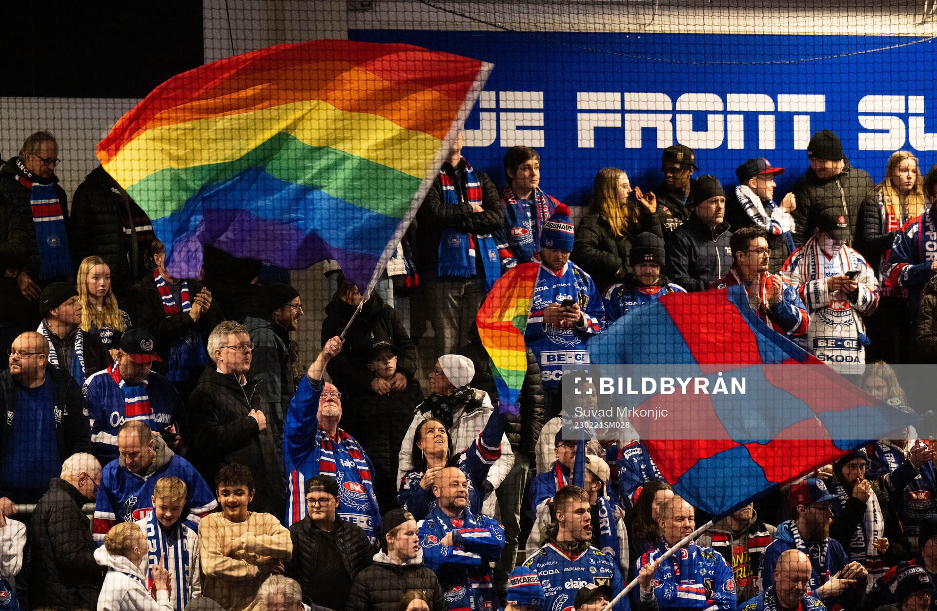 En prideflagga