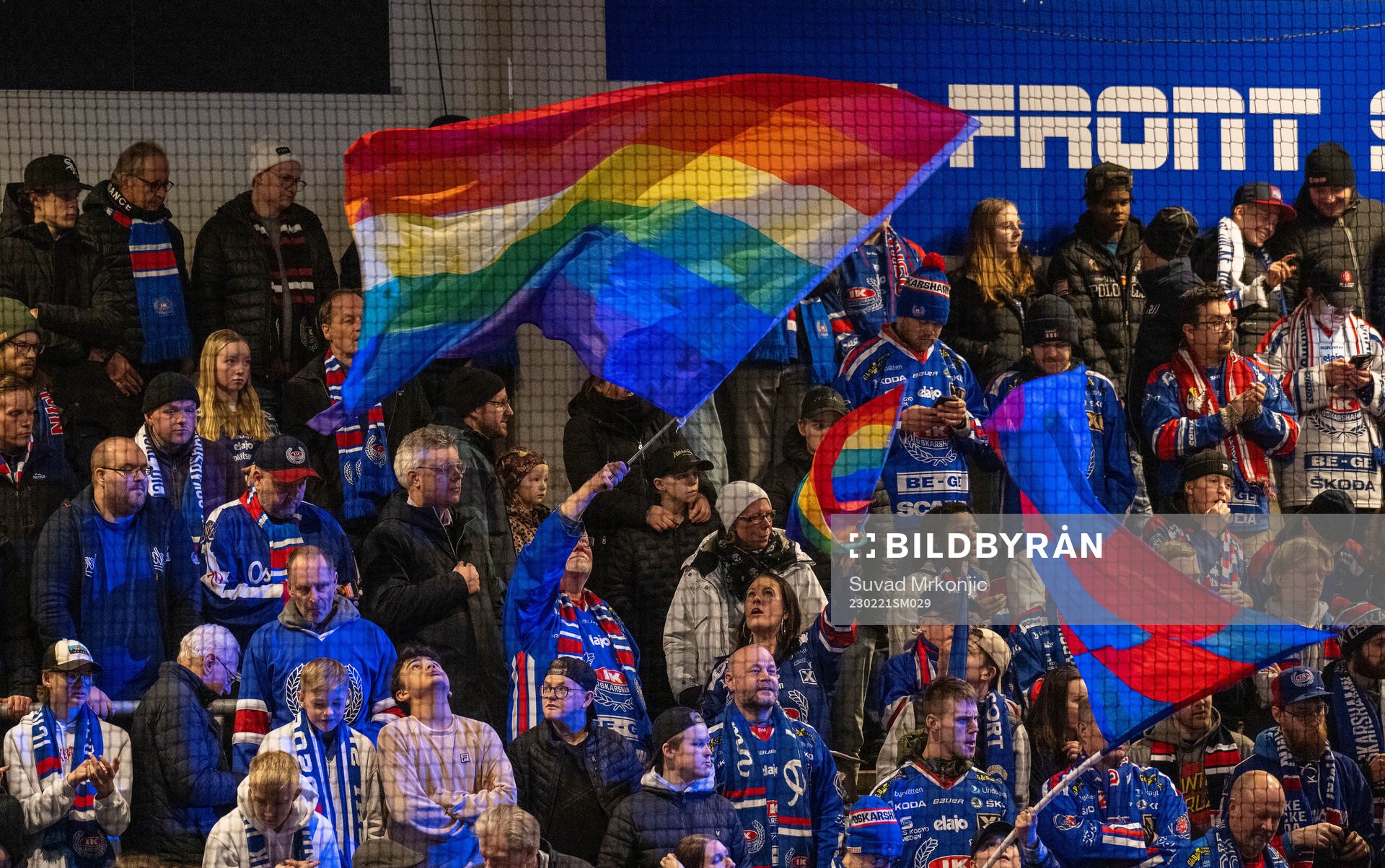 En prideflagga