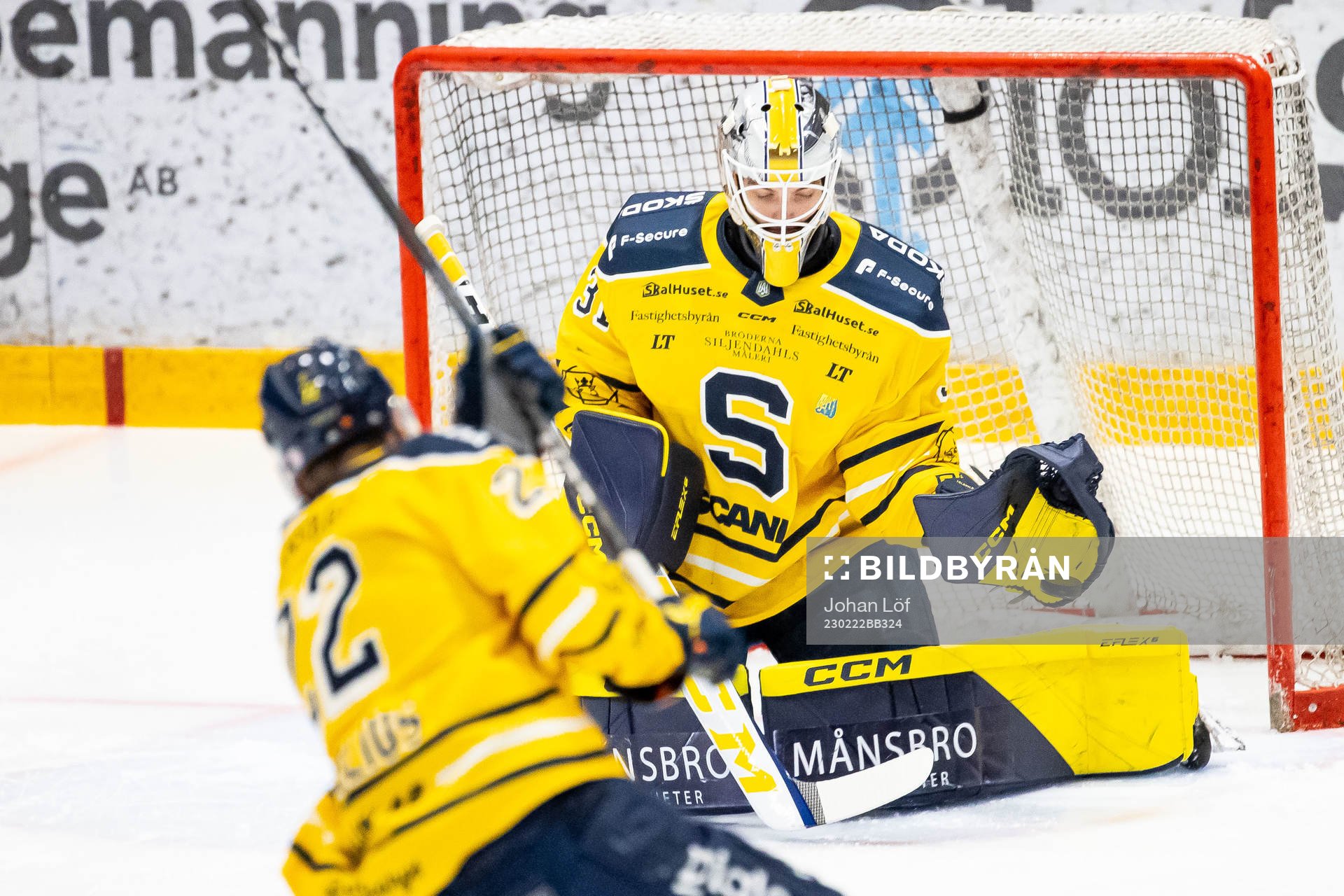 Södertäljes målvakt Nikita Talapila