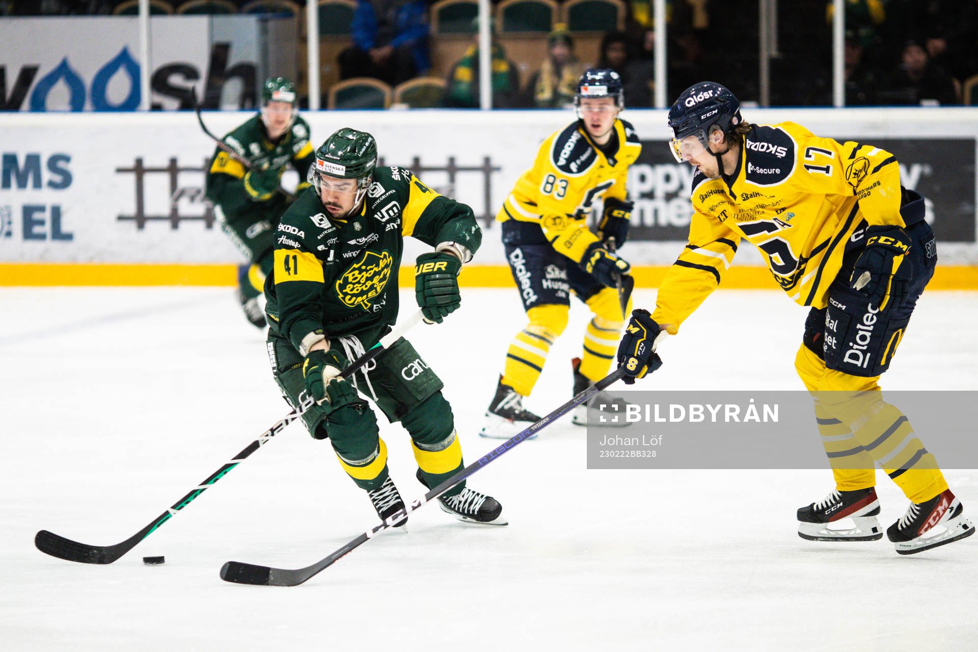 Björklövens Maxime Fortier och Södertäljes Johan