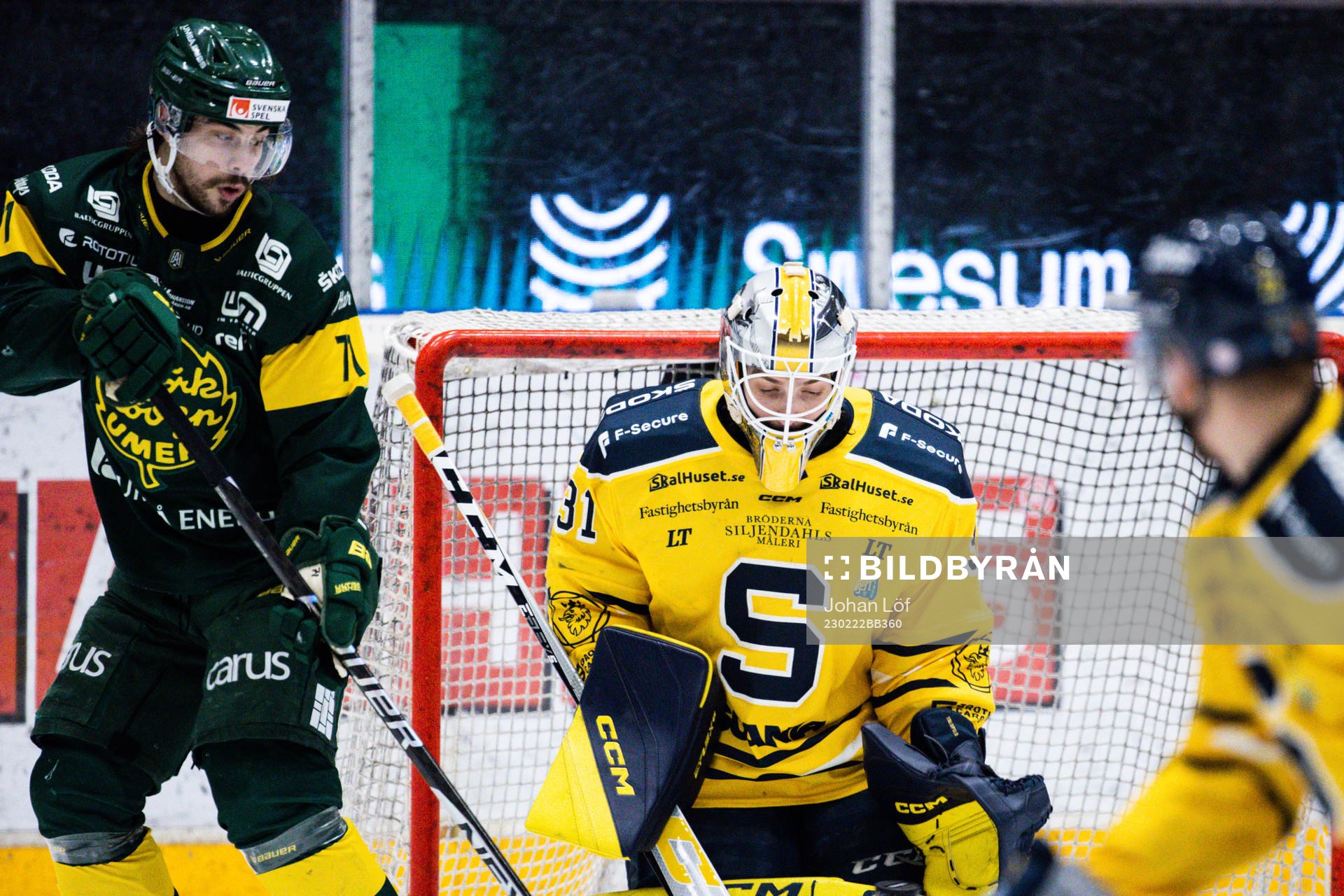 Södertäljes målvakt Nikita Talapila
