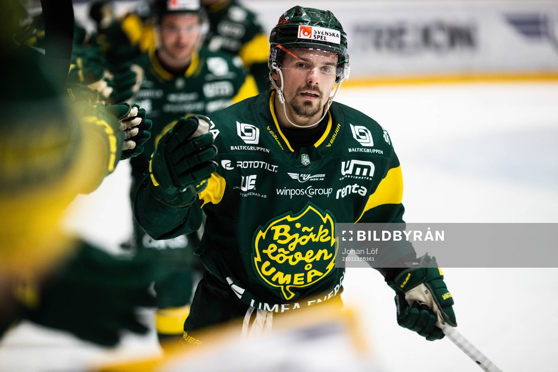 Björklövens Gerry Fitzgerald jublar