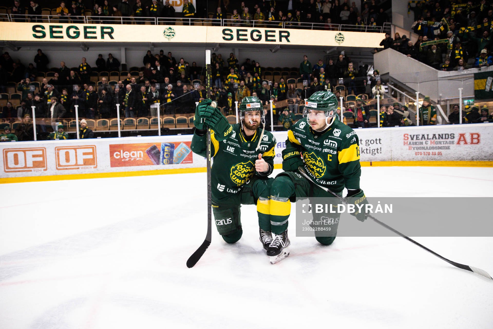 Björklövens Alex Hutchings Fredric Andersson