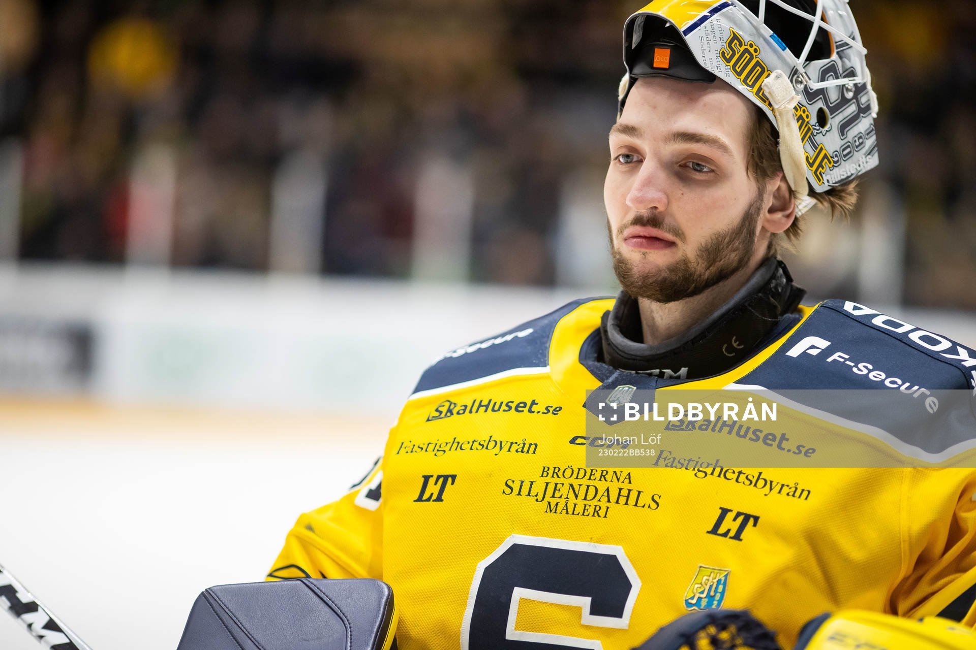 Södertäljes målvakt Nikita Talapila