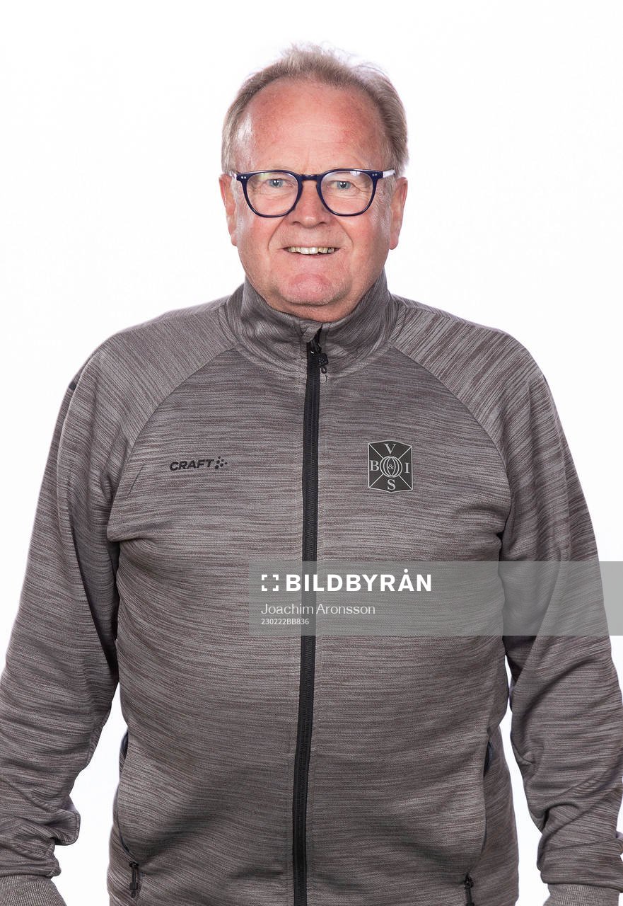 Varbergs Lagledare Bo Larsson poserar för ett porträtt den 22 februari 2023 i Varberg.