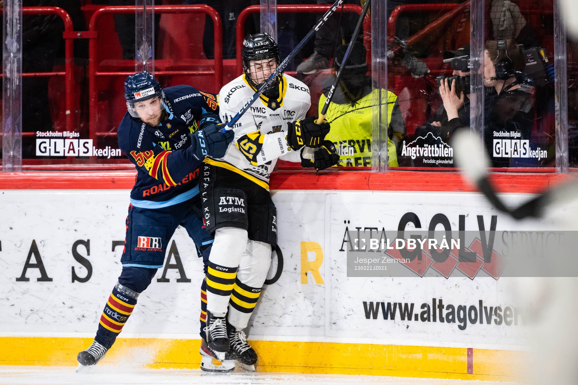 Djurgårdens Fredrik Forsberg och AIKs Dalibor Dvorsky