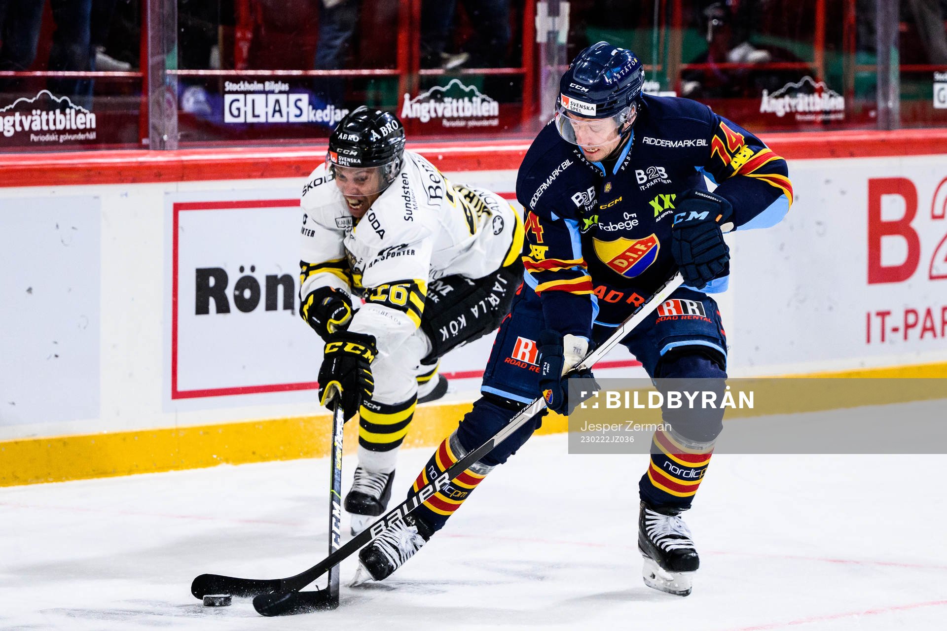 AIKs Oscar Nord och Djurgårdens Nicklas Danielsson