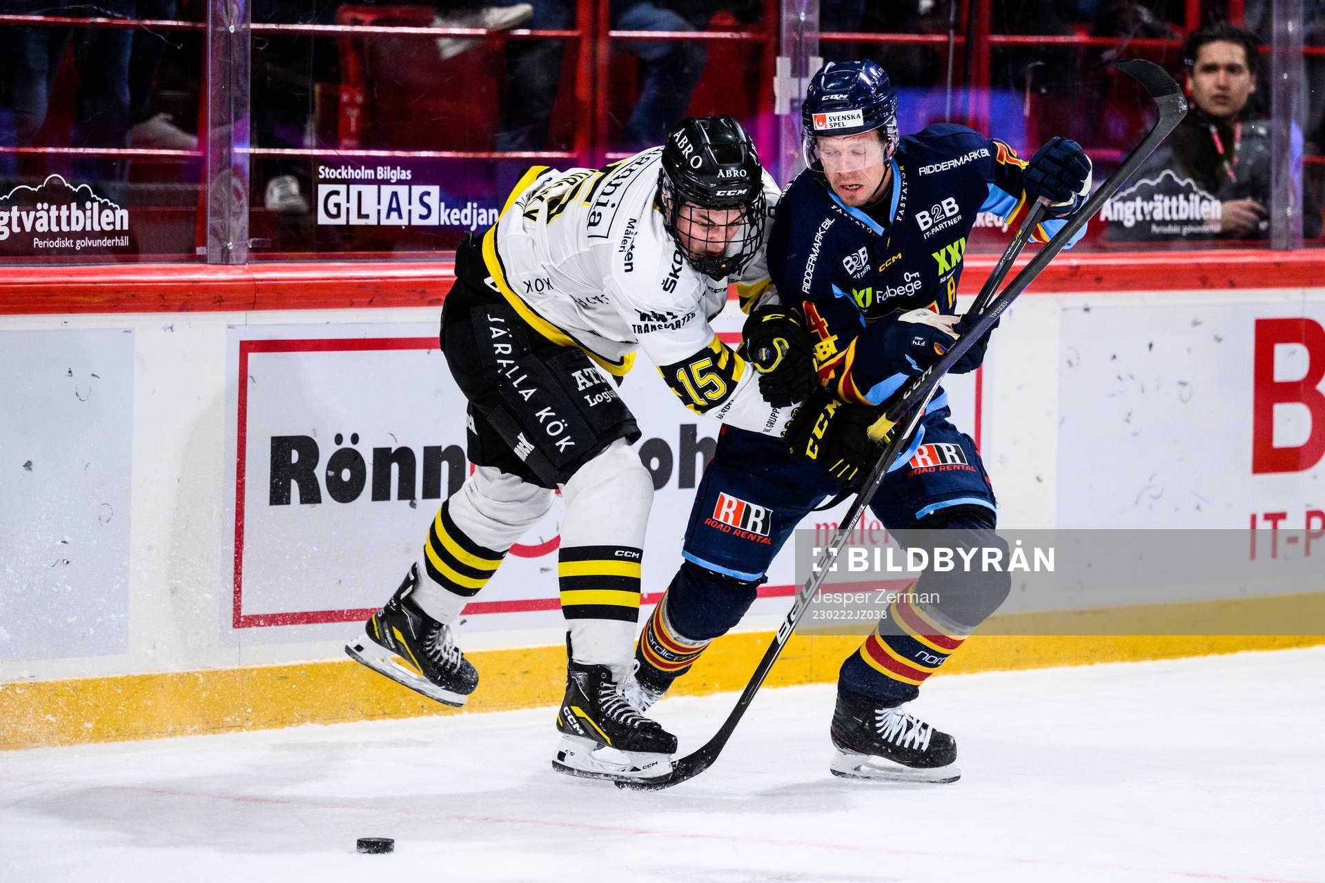 AIKs Dalibor Dvorsky och Djurgårdens Nicklas Danielsson