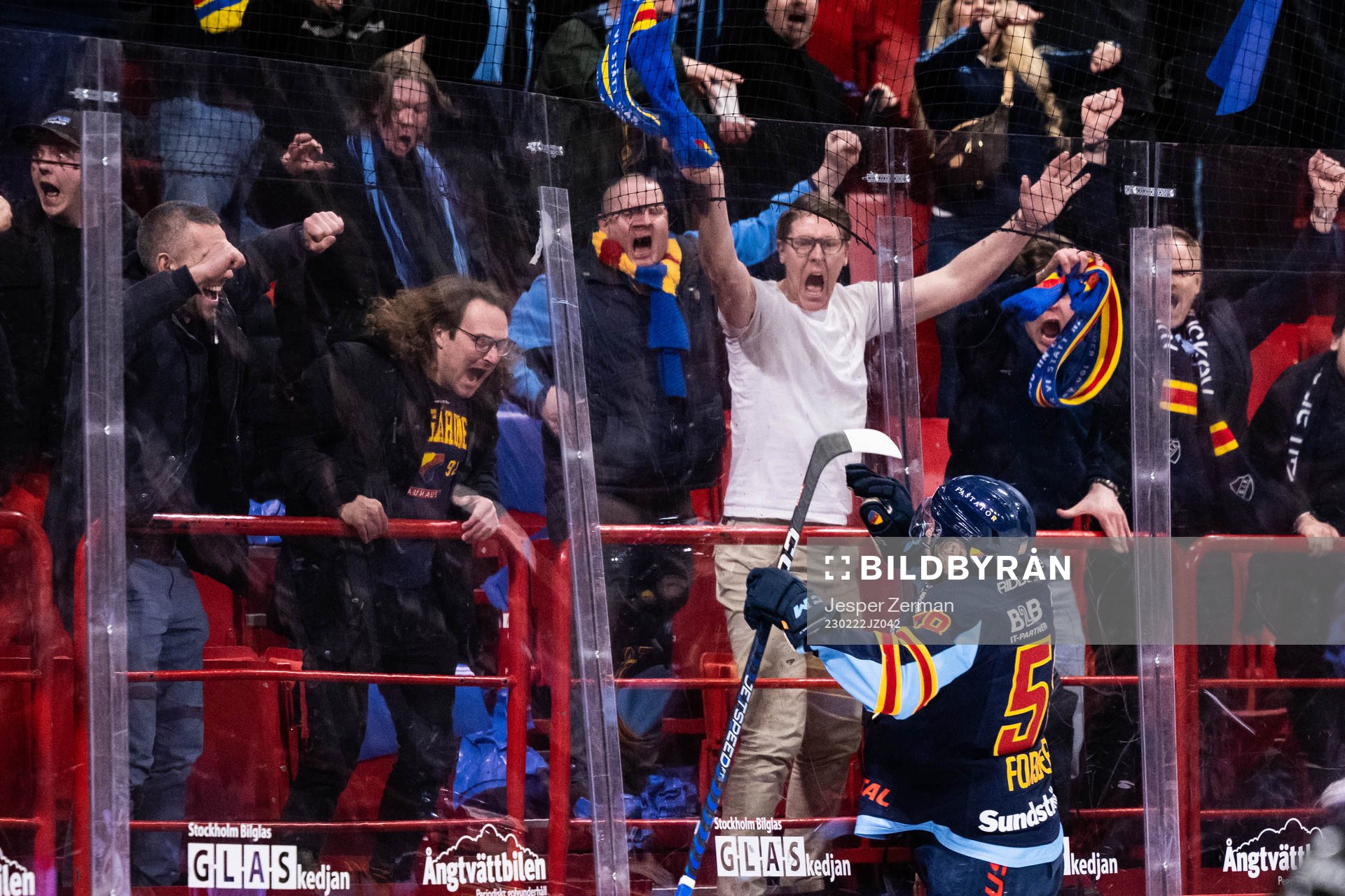 Djurgårdens Fredrik Forsberg jublar