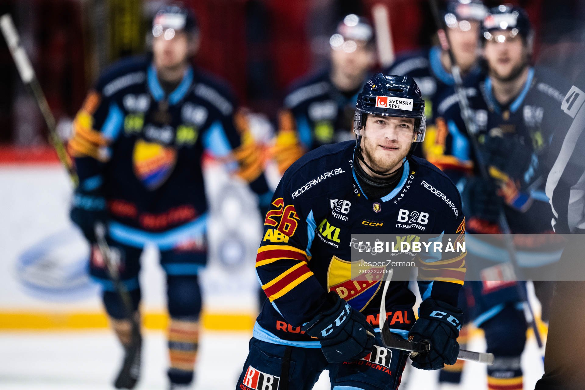 Djurgårdens Emil Berglund jublar