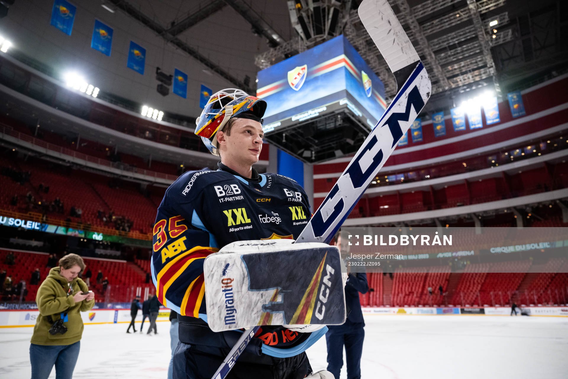 Djurgårdens målvakt Carl Lindbom