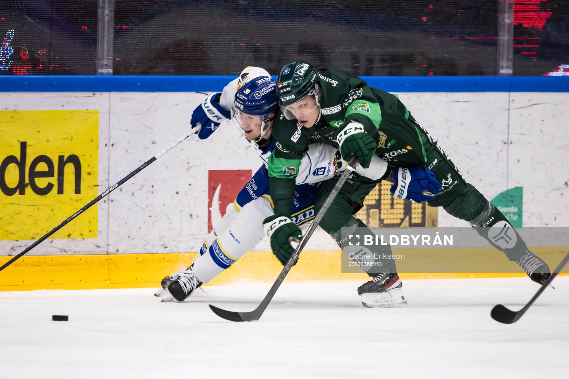 Leksands Olle Alsing och Färjestads Daniel Viksten