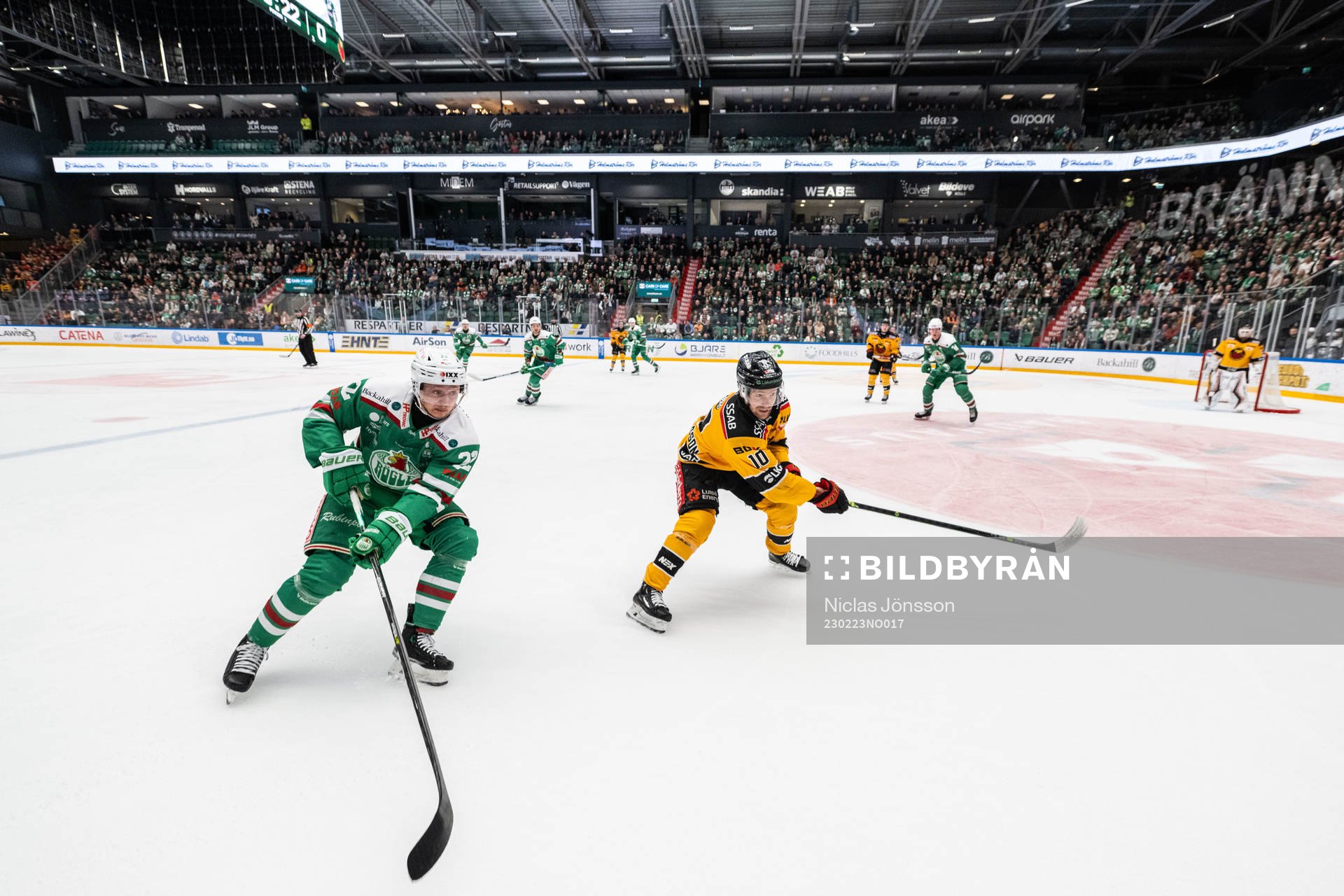 Rögles Samuel Jonsson och Luleås Einar Emanuelsson