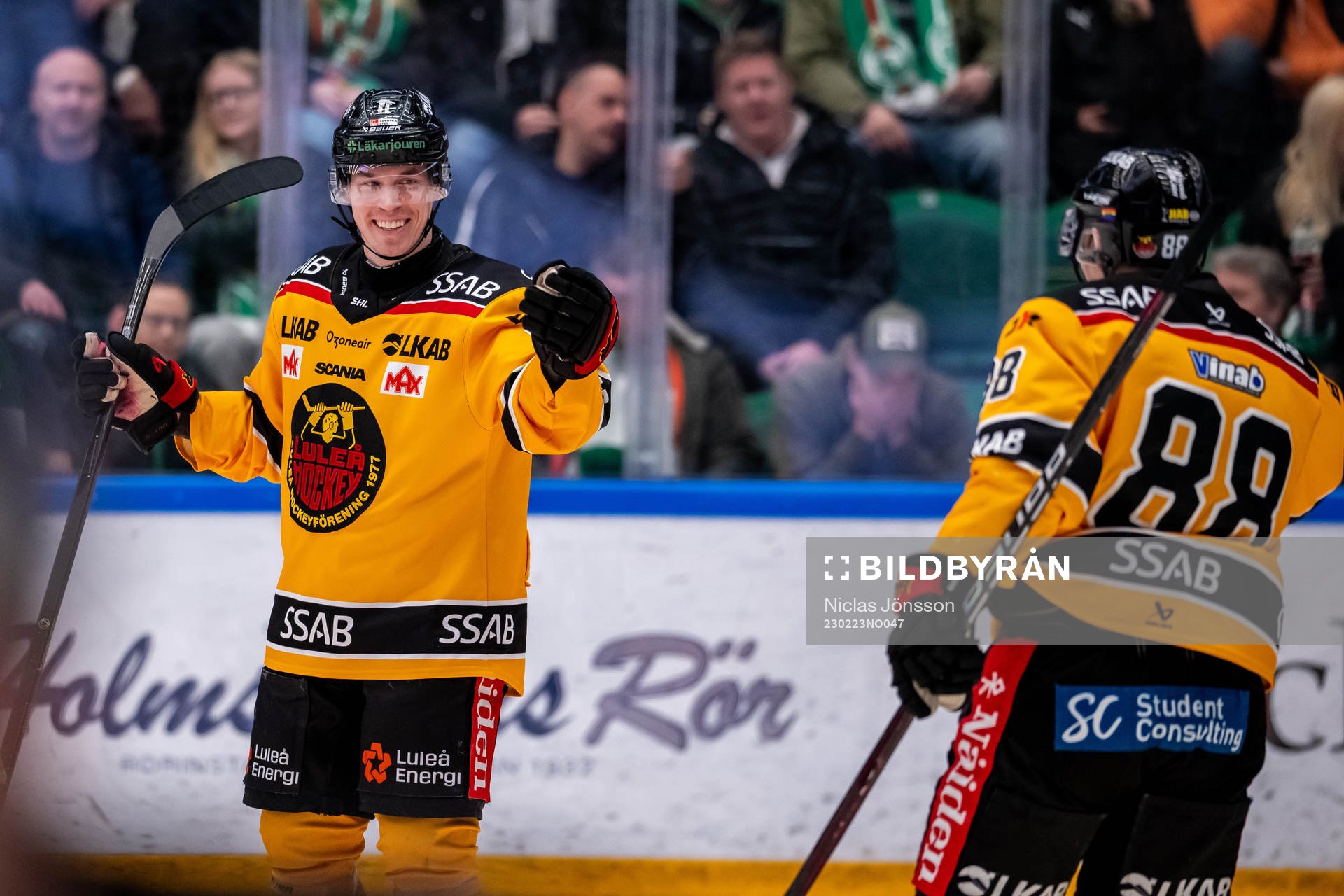 Luleås Tomi Sallinen jublar