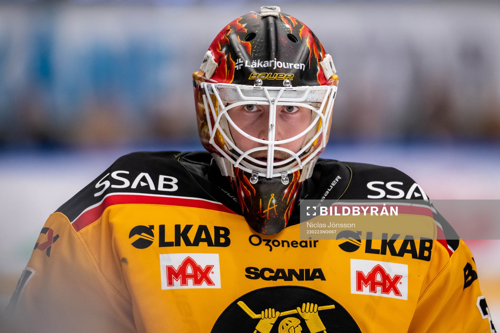 Luleås målvakt Joel Lassinantti