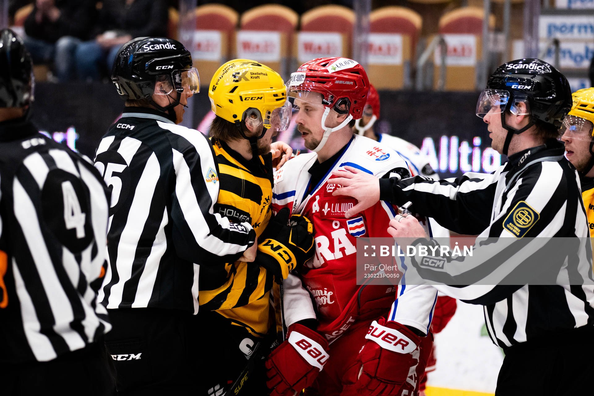 Timrås Jonathan Dahlén och Skellefteås Jonathan Pudas