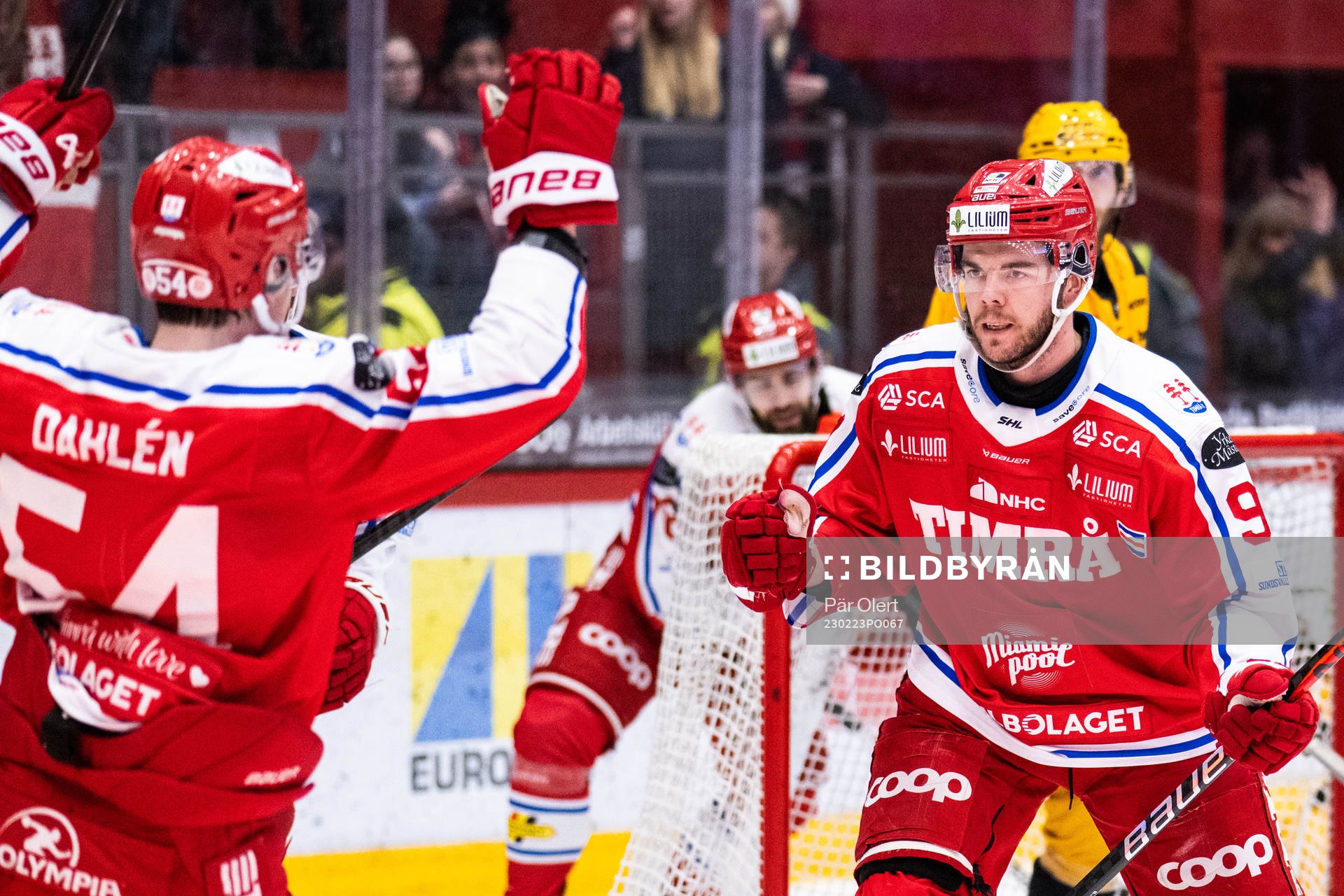 Timrås Magnus Pääjärvi jublar