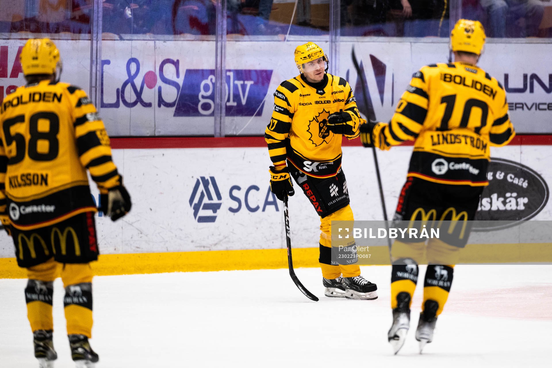 Skellefteås Pär Lindholm jublar