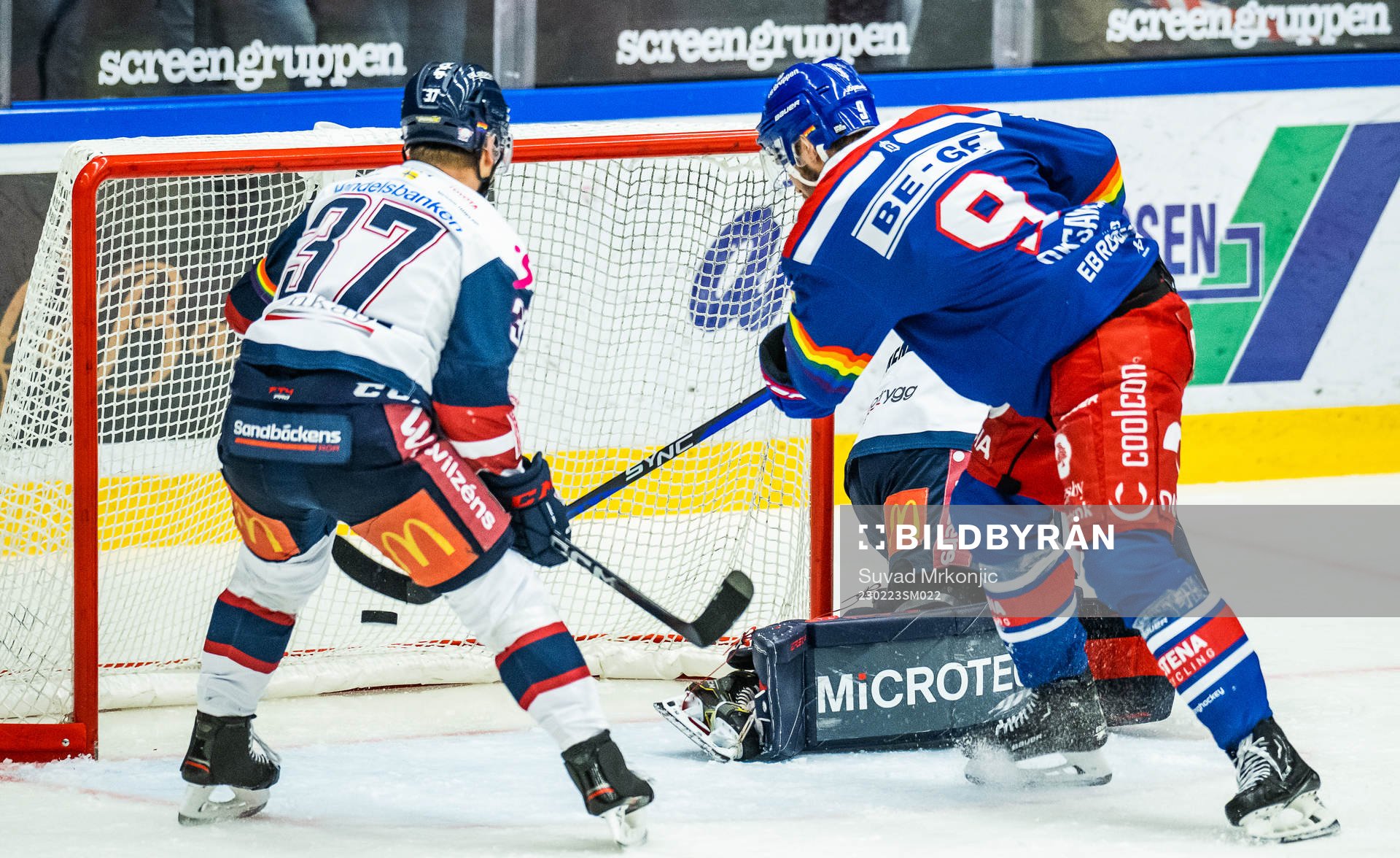 Oskarshamns Antti Suomela (ej i bild) gör 1-1 bakom