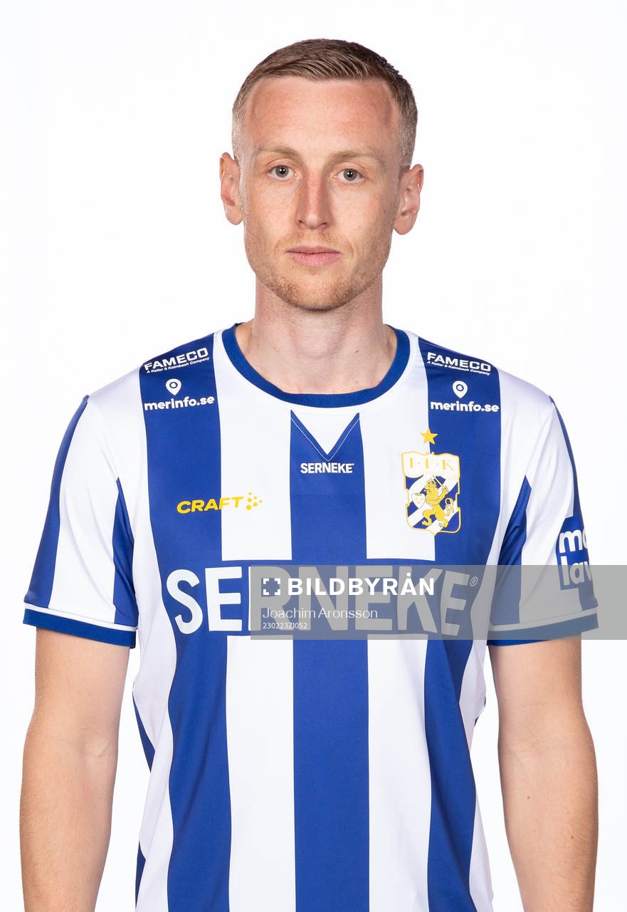 Göteborgs Sebastian Ohlsson poserar för ett porträtt den 23 februari 2023 i Göteborg.